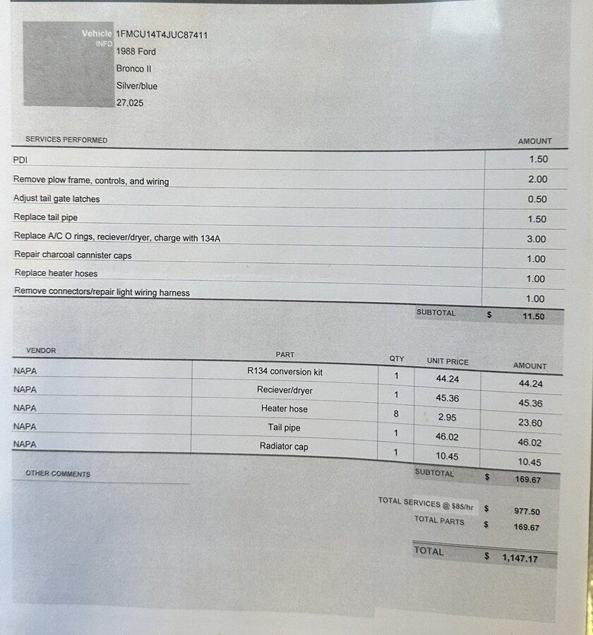 29k-Mile 1988 Ford Bronco II XLT 4×4