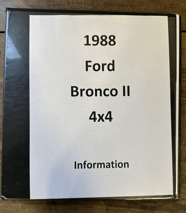 29k-Mile 1988 Ford Bronco II XLT 4×4