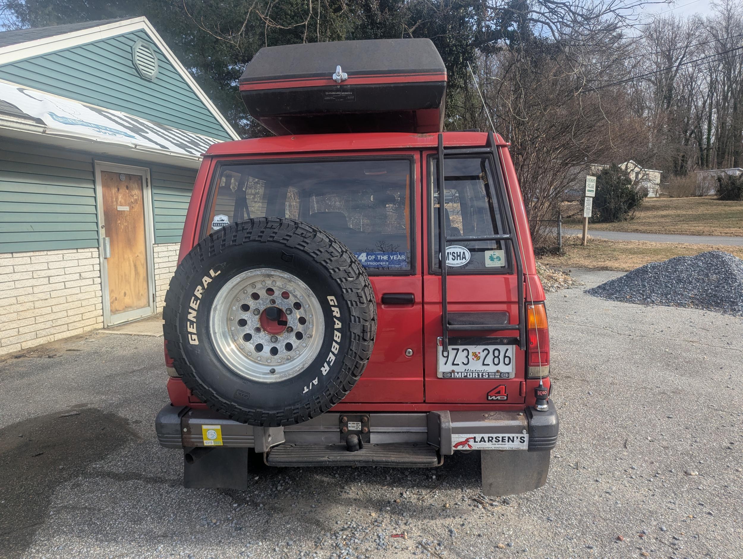 56k-Mile 1989 Isuzu Trooper RS