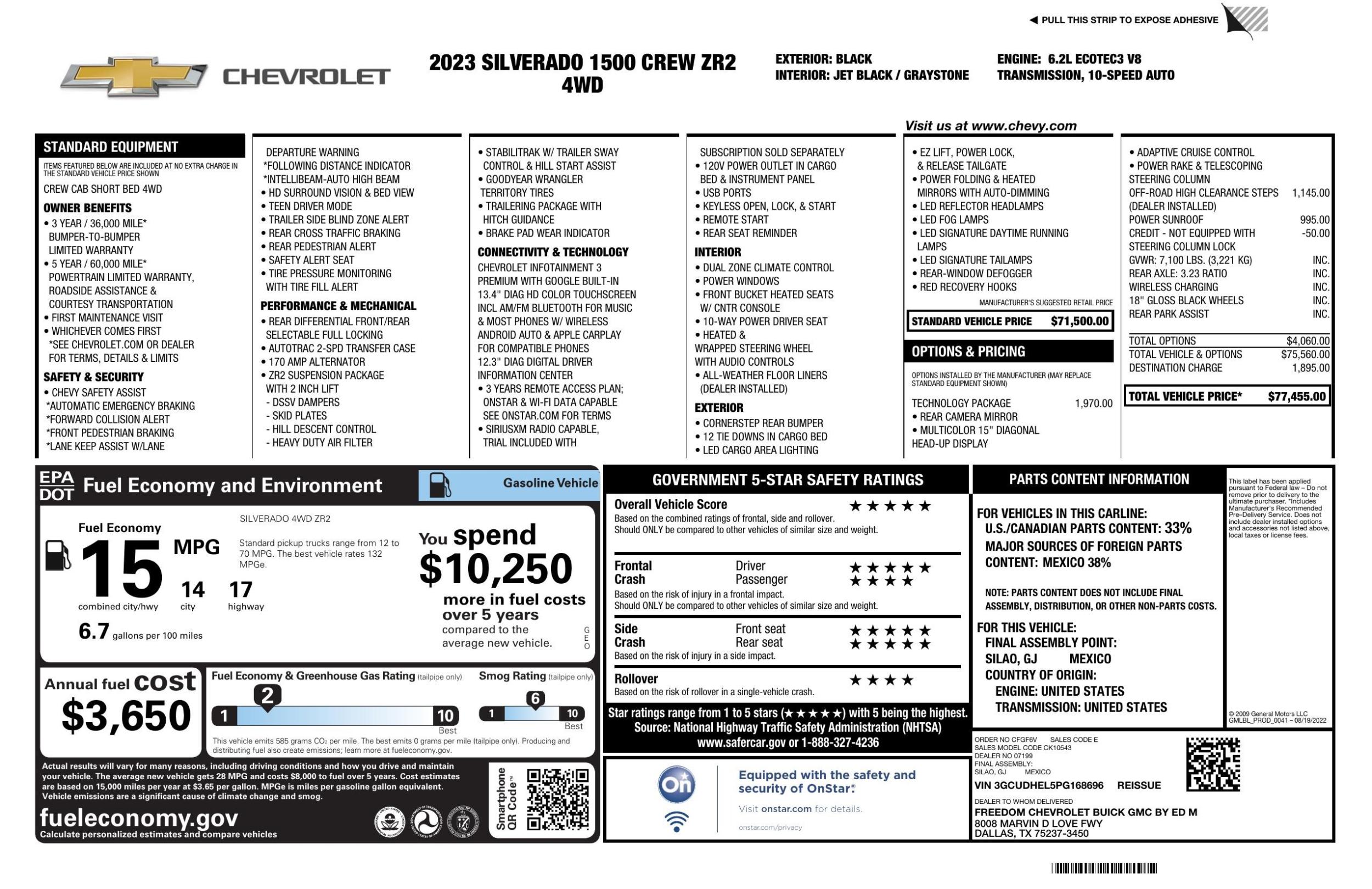 2023 Chevy Silverado 1500 ZR2 Bison