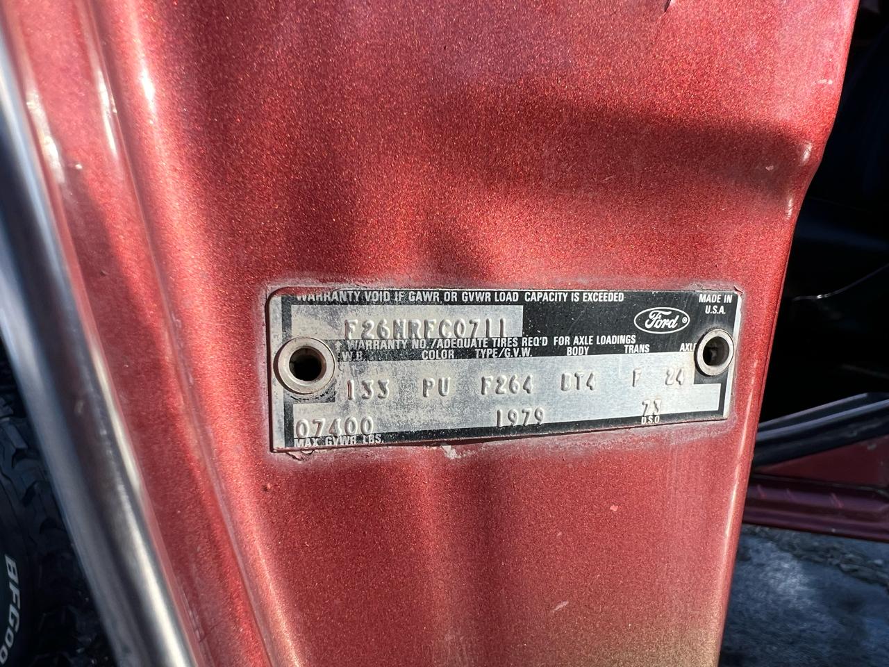 1979 Ford F-250 Ranger