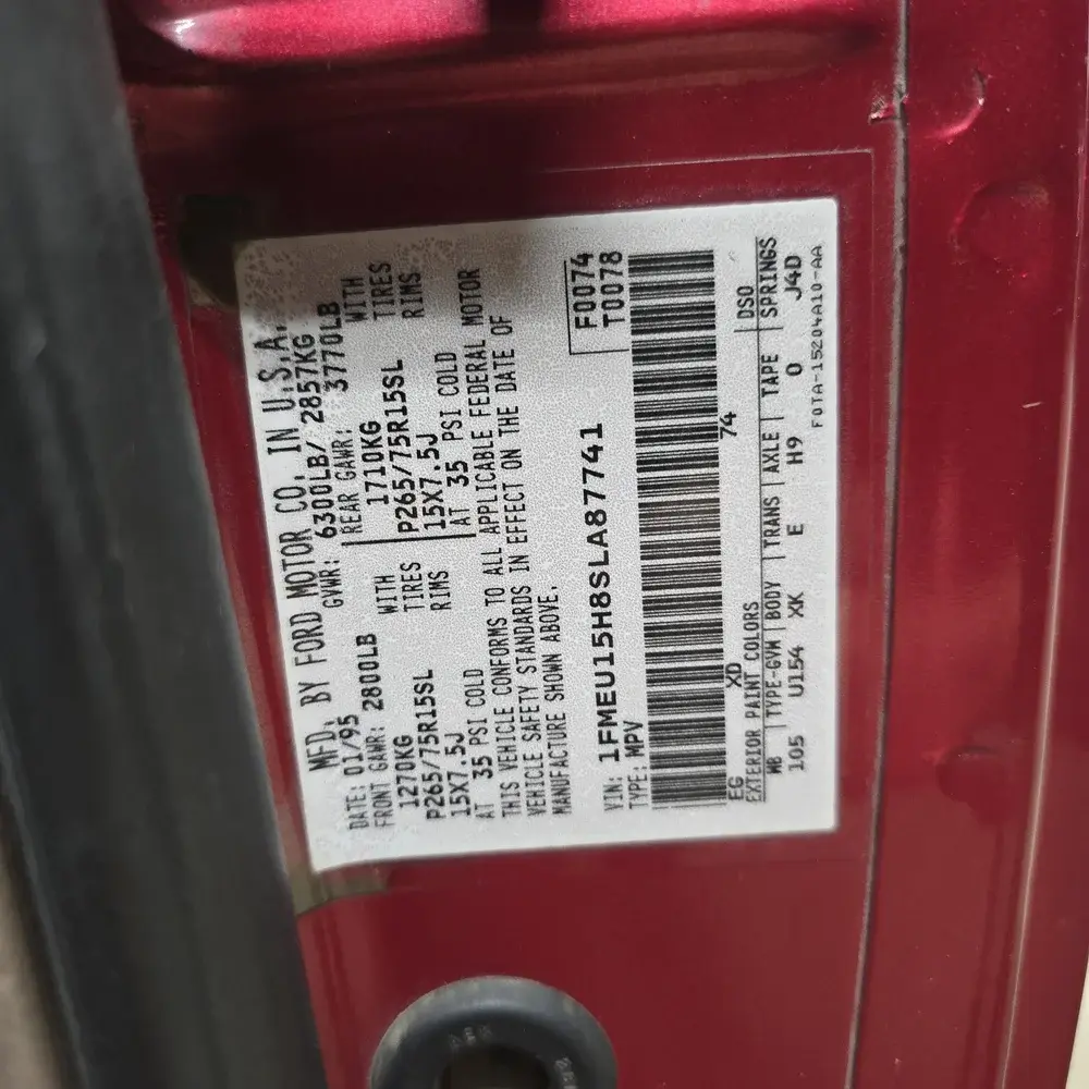 1995 Ford Bronco Eddie Bauer