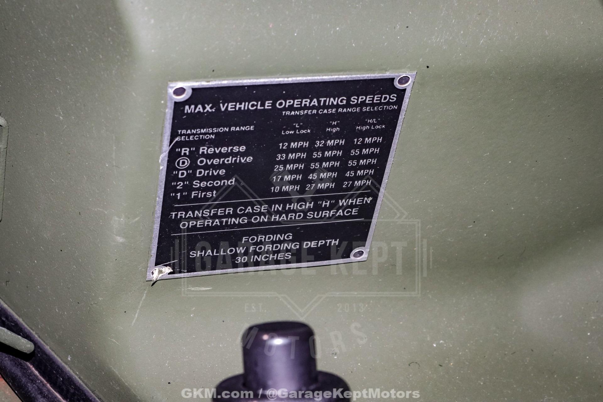 1998 AM General Humvee M1123