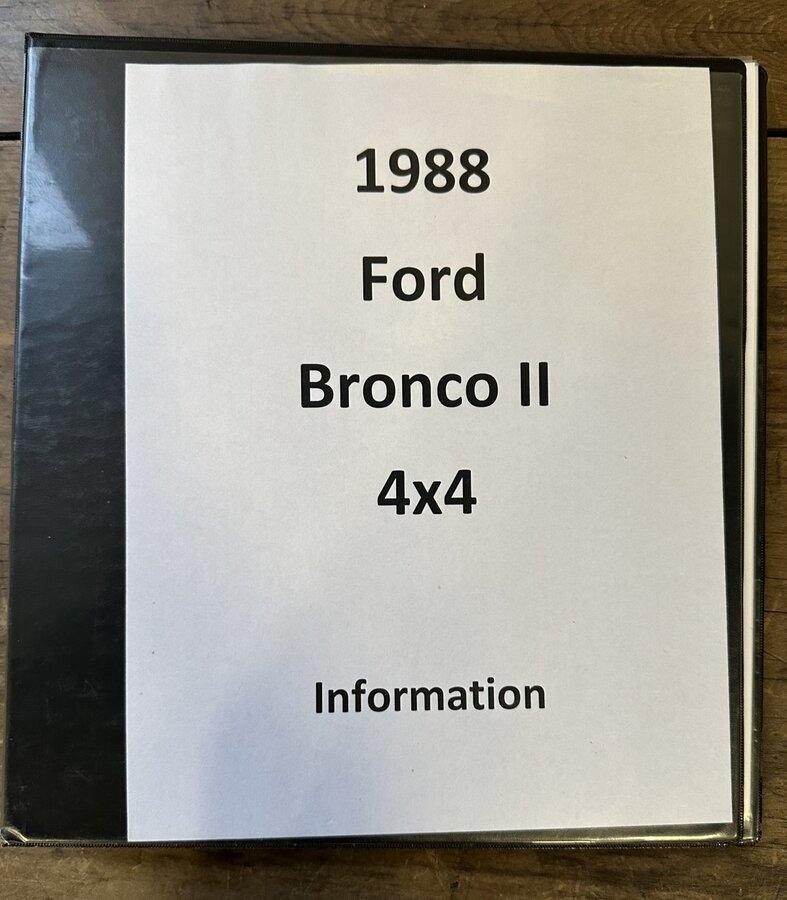 29k-Mile 1988 Ford Bronco II XLT 4×4