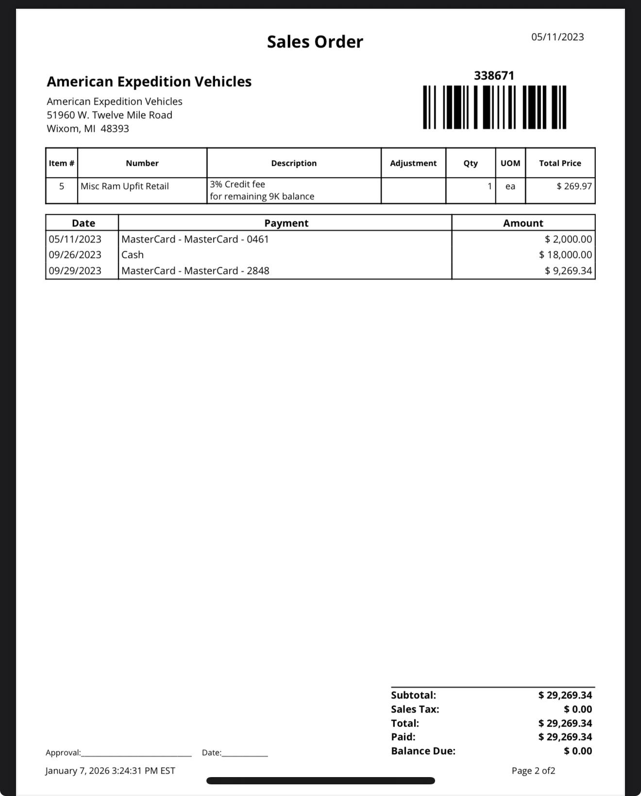 2023 RAM 3500 AEV Prospector XL