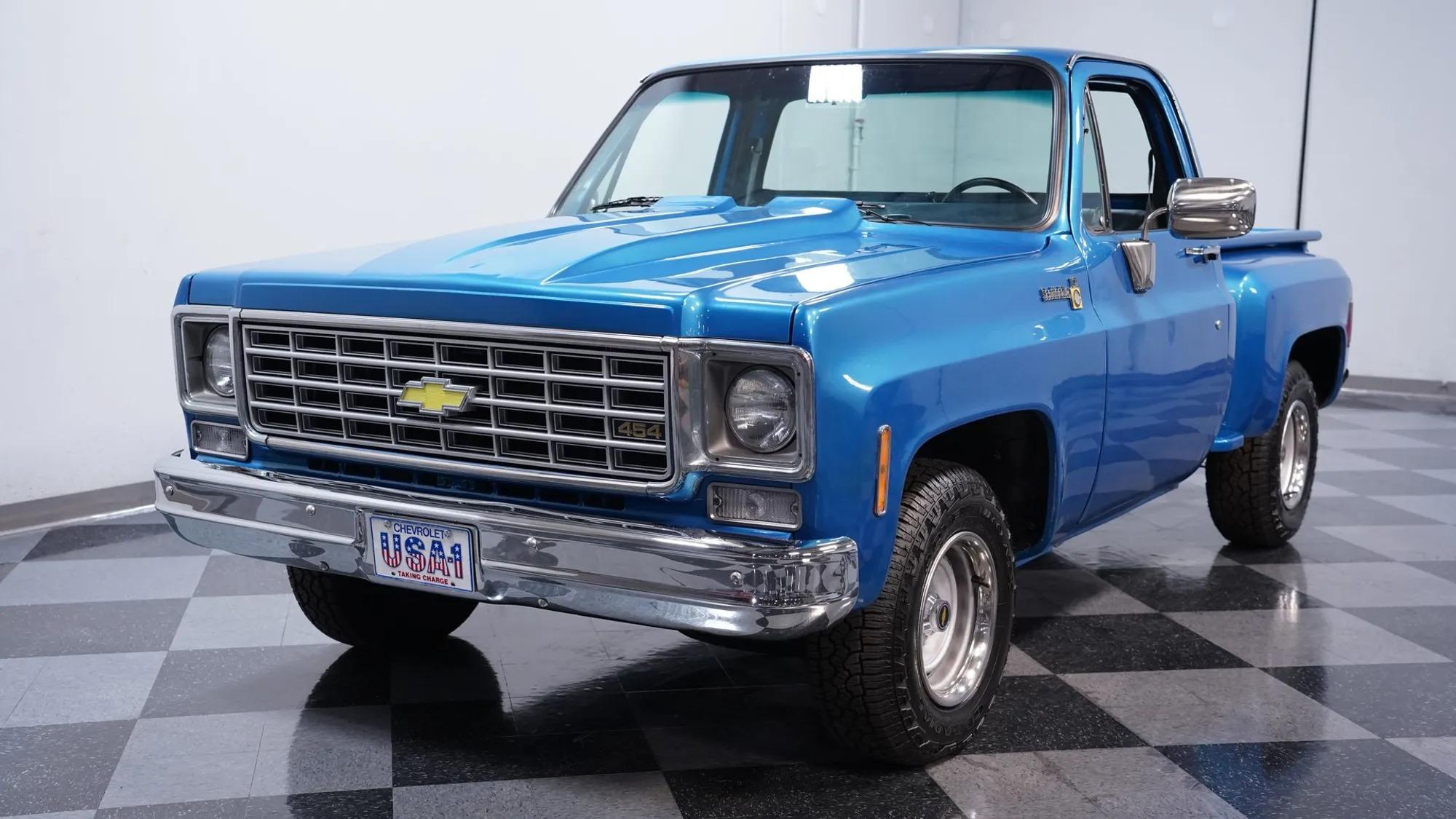 1976 Chevrolet C10 Scottsdale Stepside 454