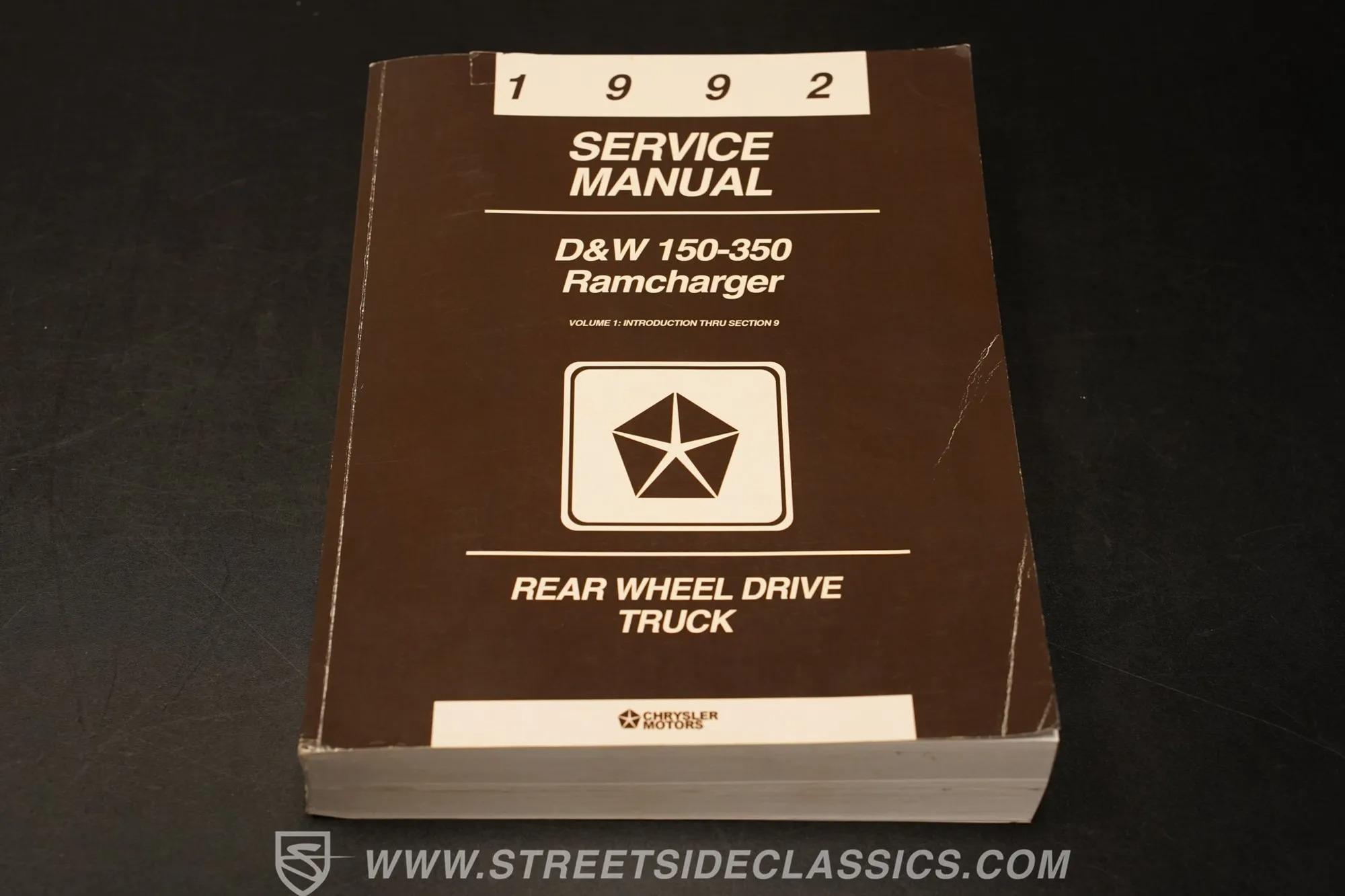 1991 Dodge Ramcharger LE