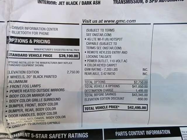 2019 GMC Sierra 1500 Limited Base