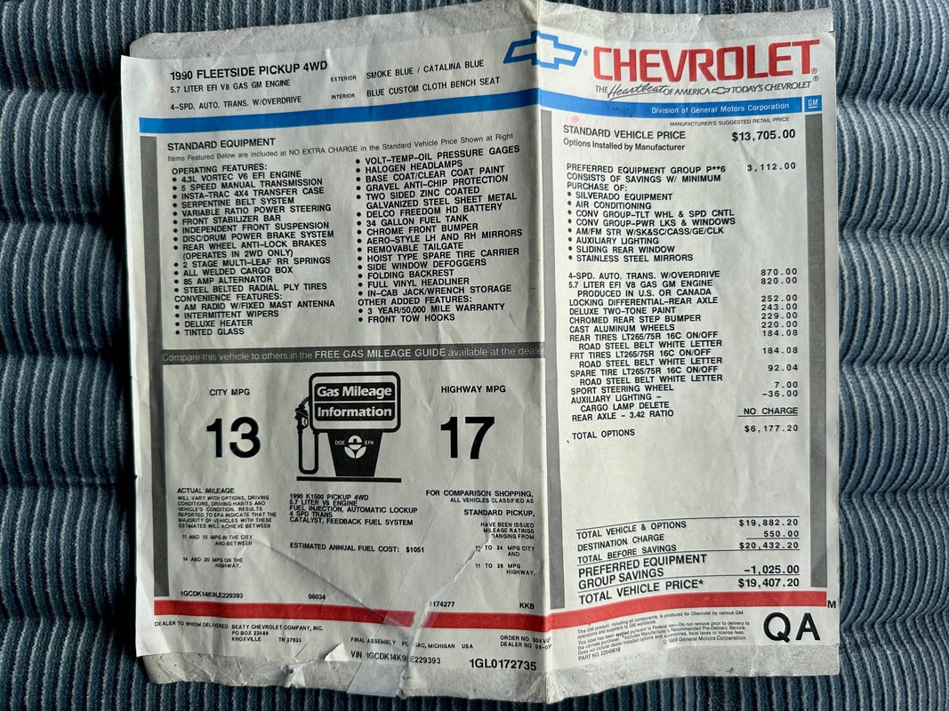 1990 Chevrolet Silverado k1500