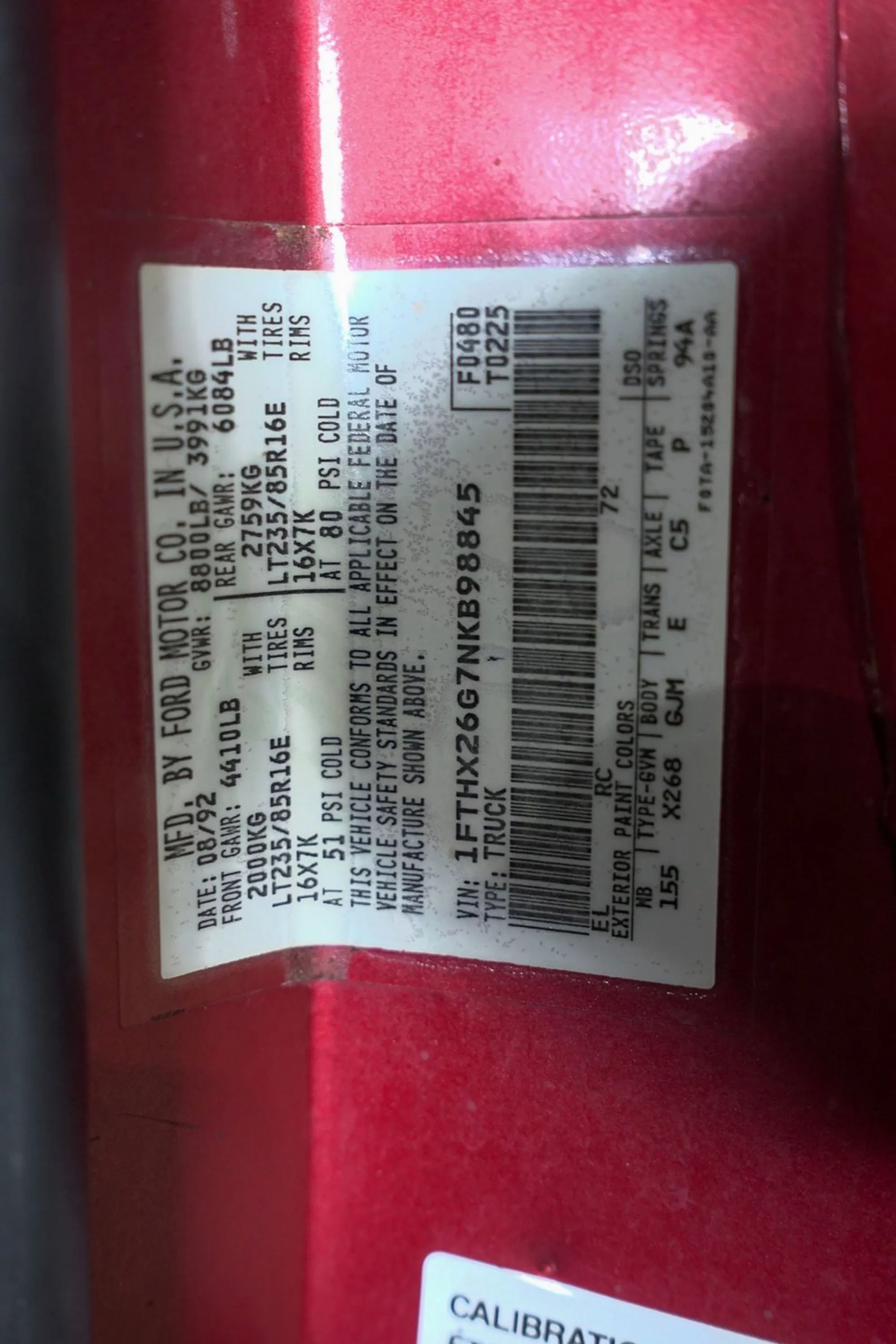 1992 Ford F250 XLT 4×4