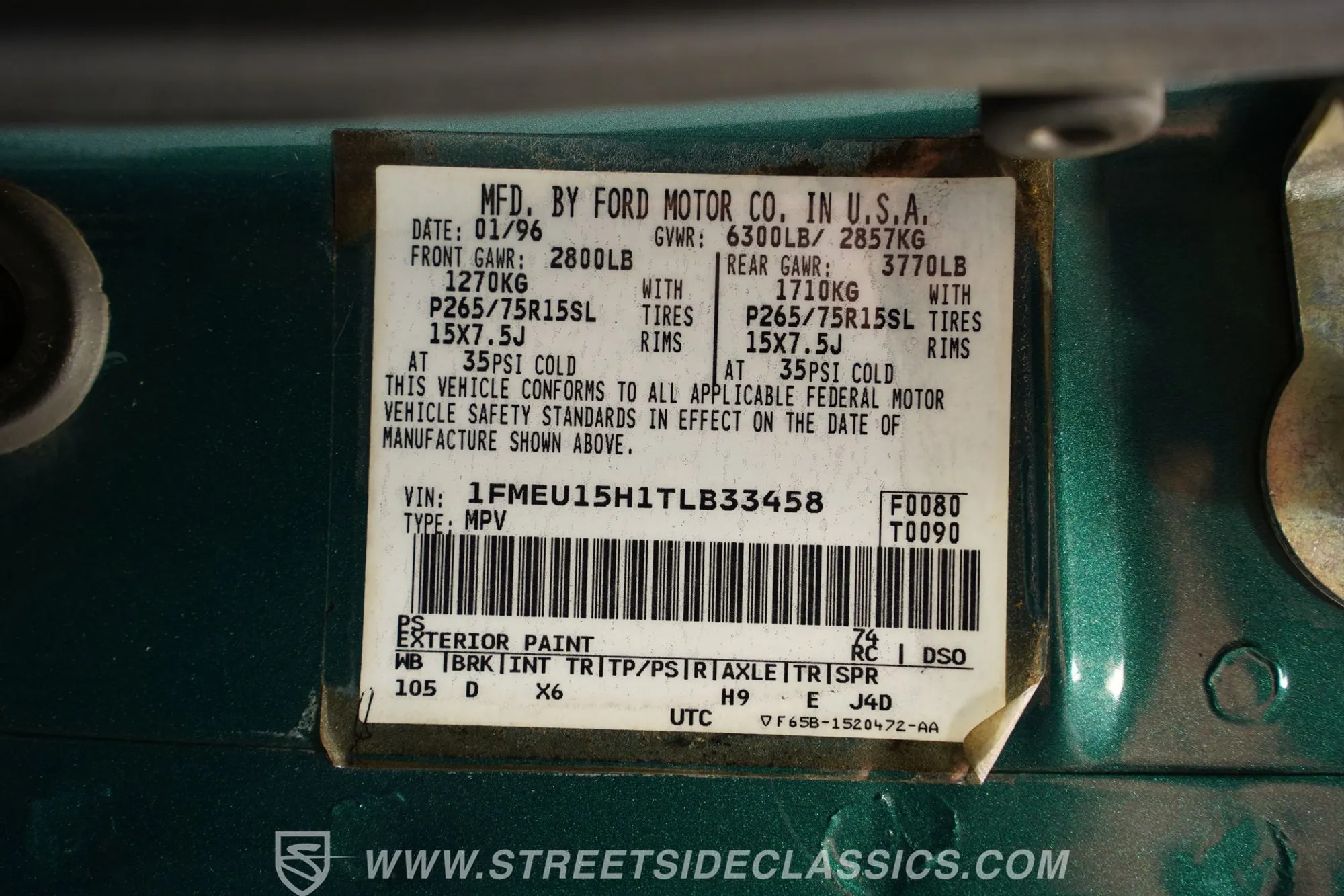 1996 Ford Bronco XLT 4×4