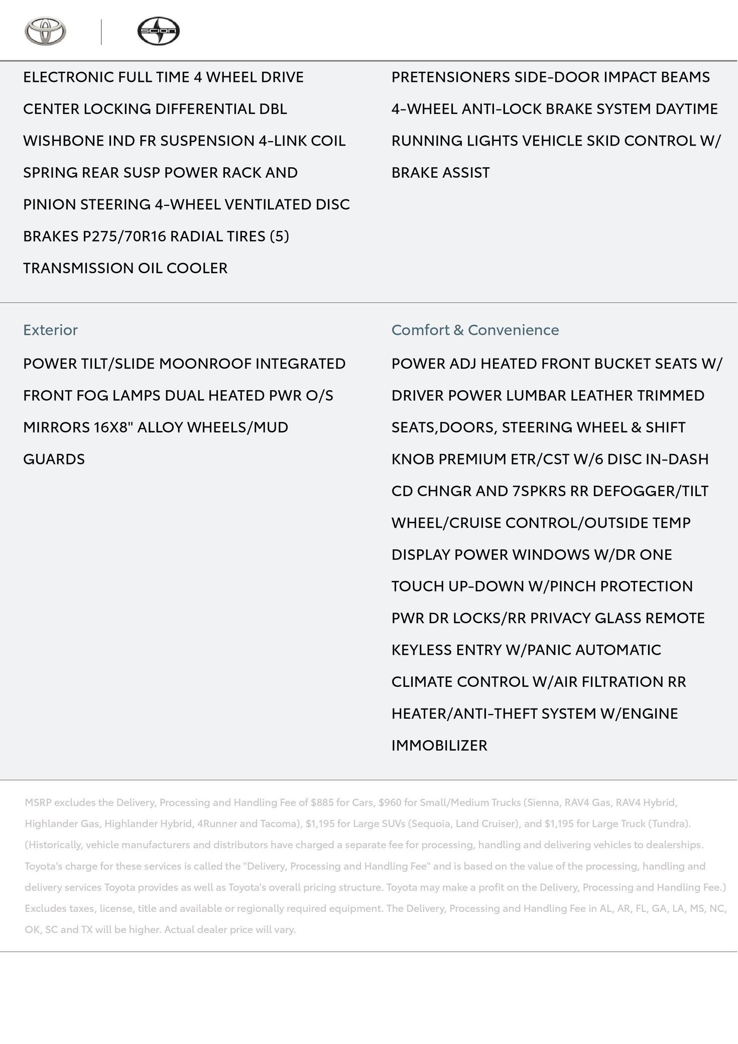 2000 Toyota Land Cruiser