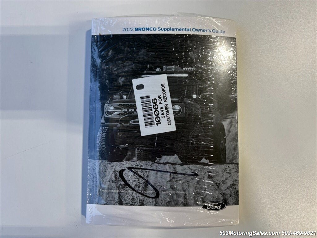 2022 Ford Bronco 4x4