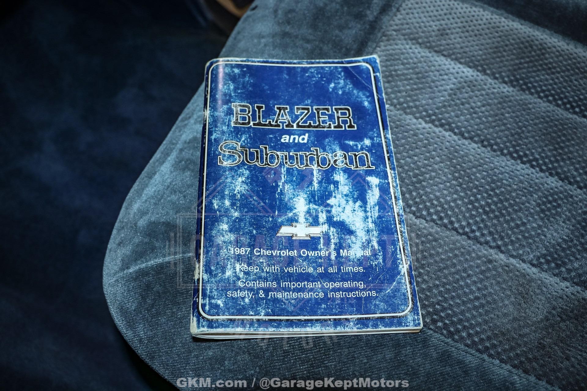 1987 Chevrolet Blazer K5