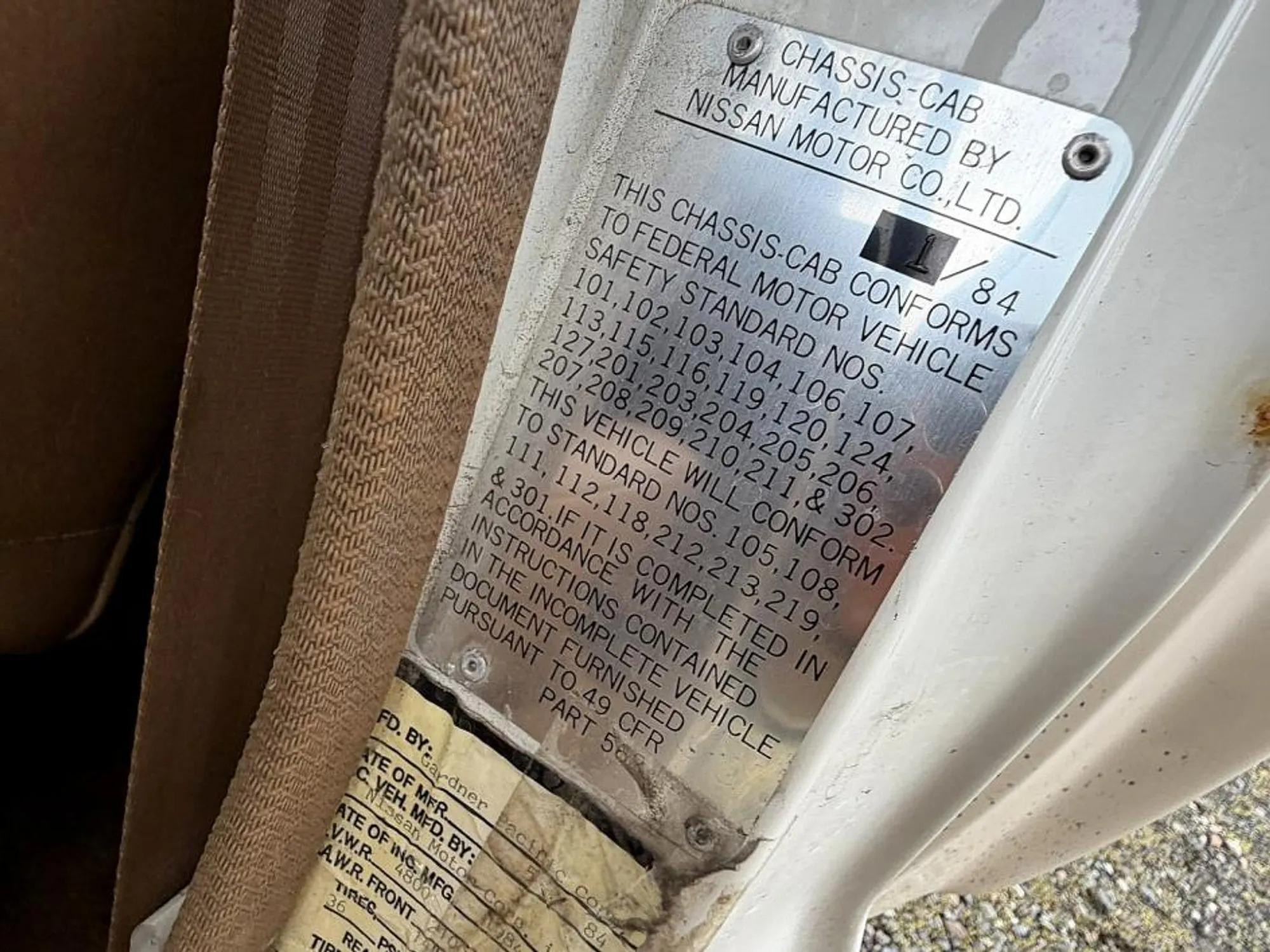 1984 Nissan Sunrader