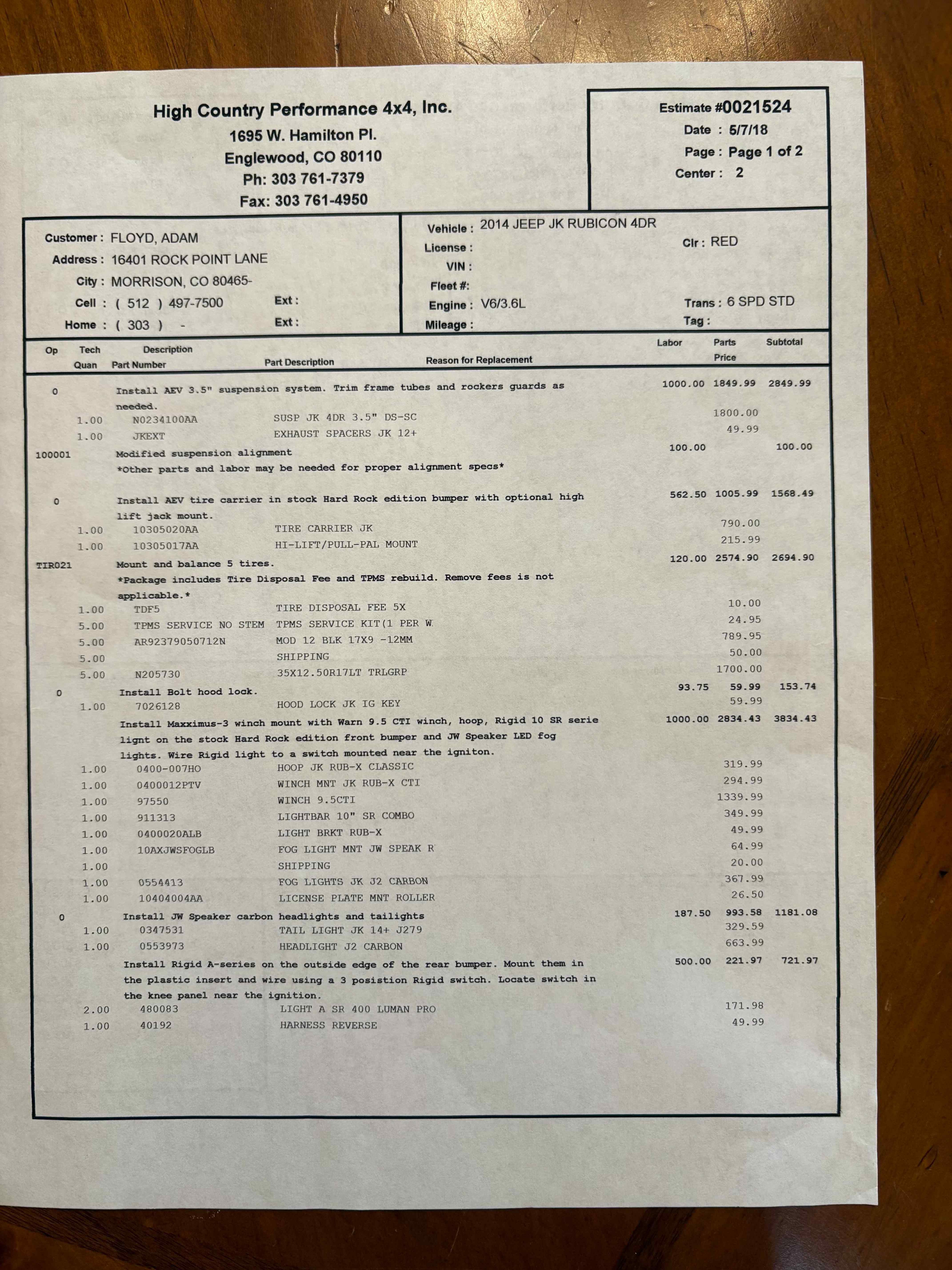 2014 Jeep Wrangler Unlimited Rubicon