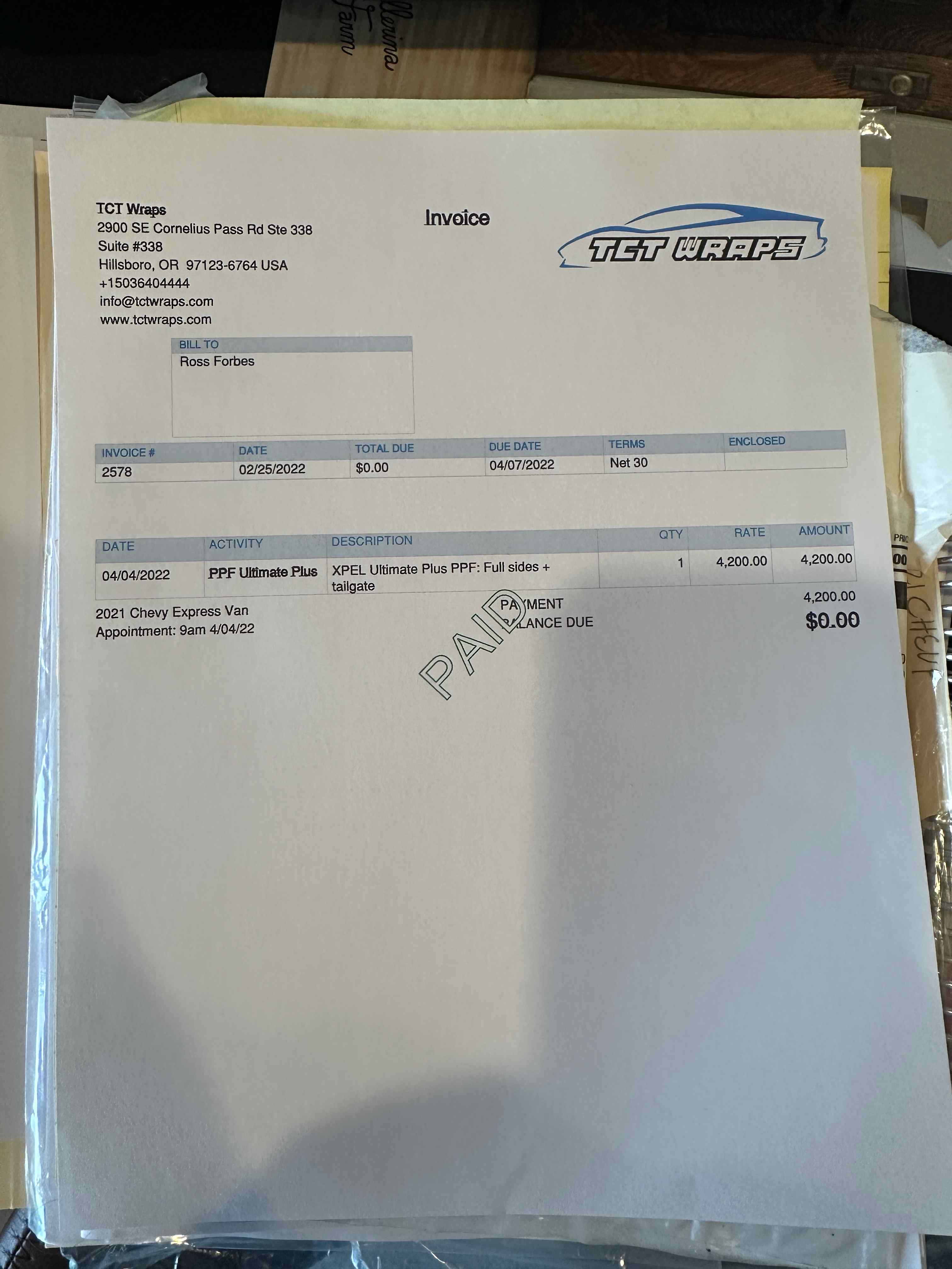 2021 Chevrolet Express LS 3500 4×4