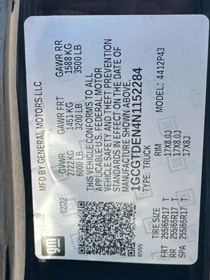 2022 Chevrolet Colorado