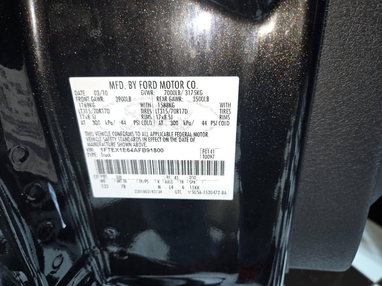 2010 Ford F-150 SVT Raptor