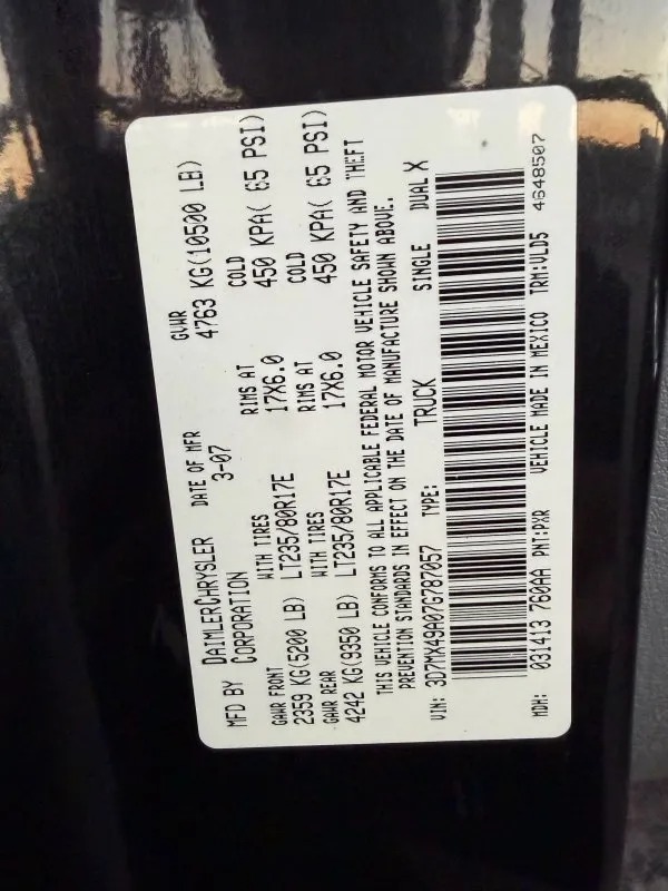 2007 Dodge Ram 3500 Laramie