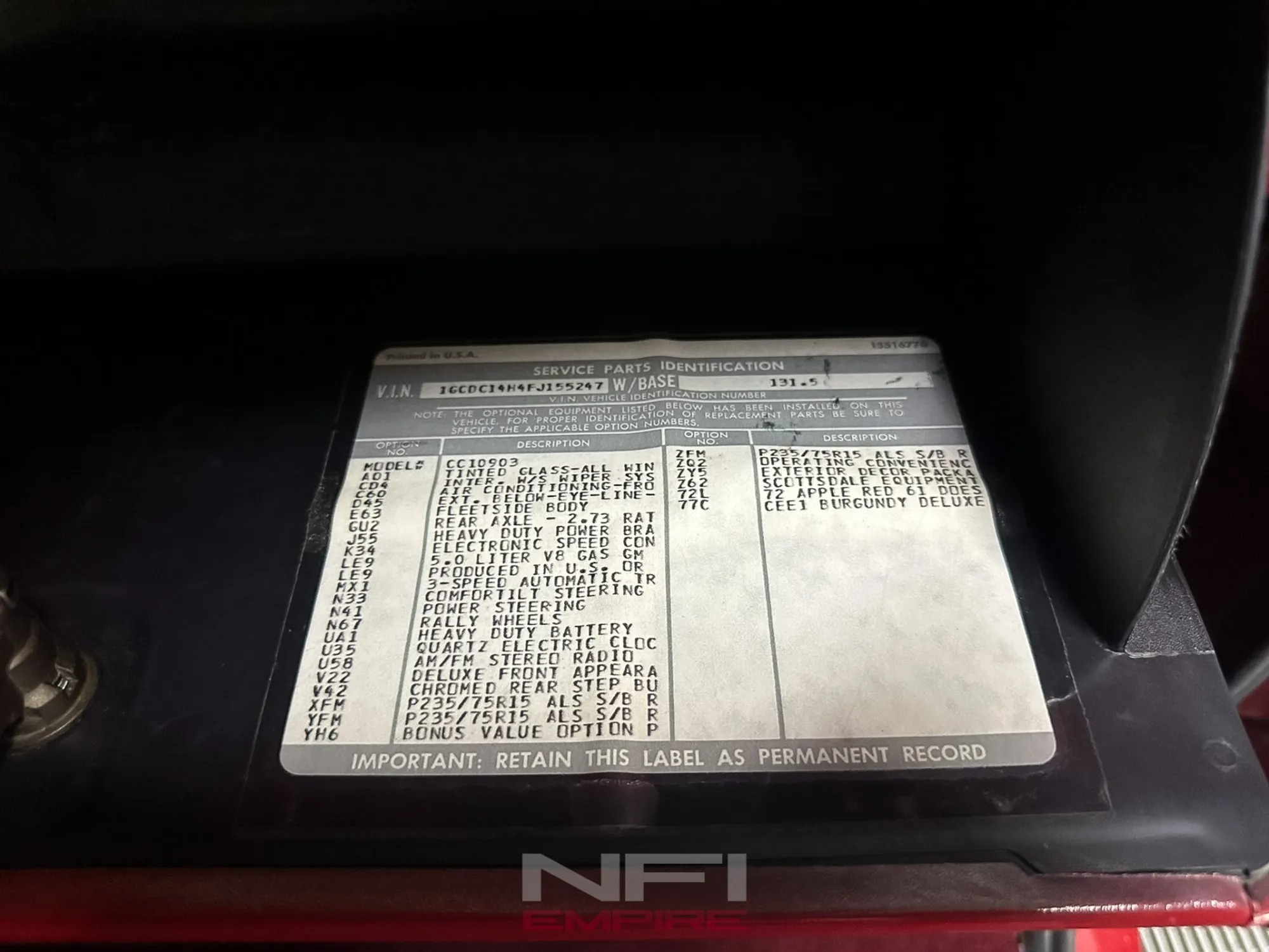 6.0L LS V8-Powered 1985 Chevrolet C10 Scottsdale