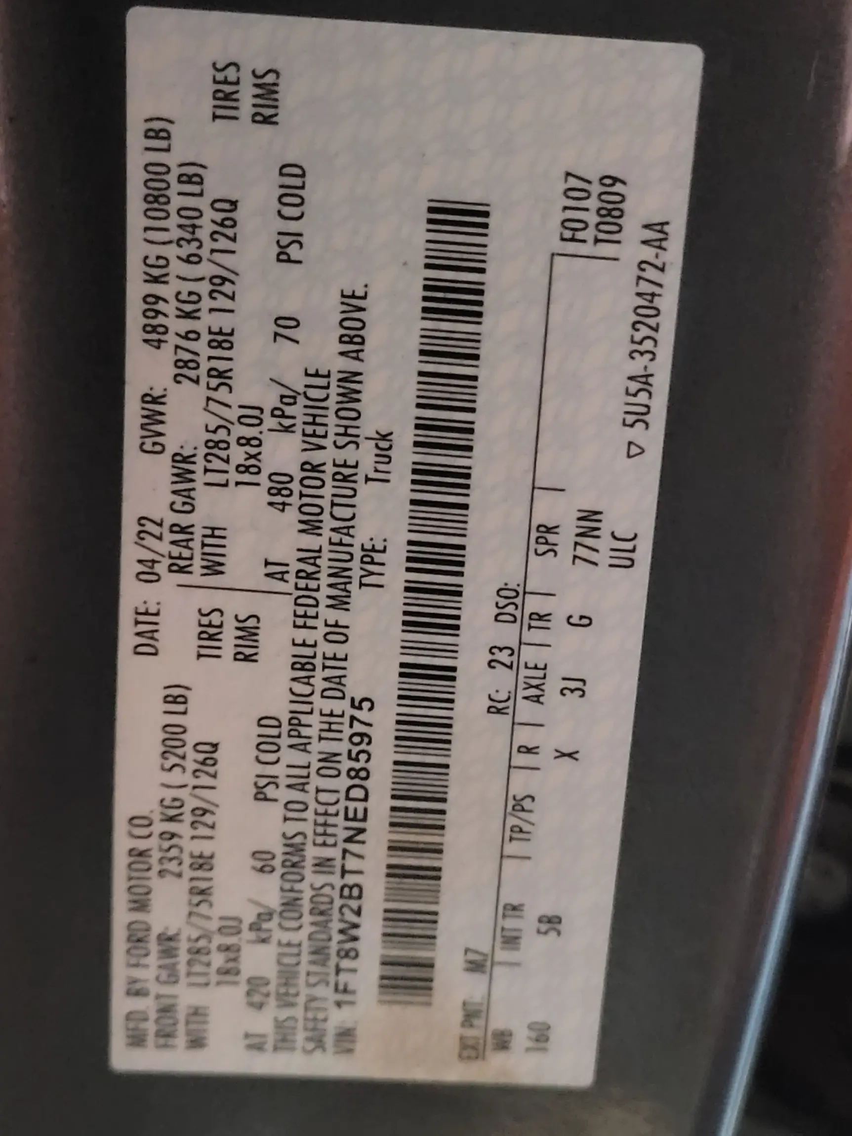 Modified 2022 Ford F-250 Super Duty Lariat