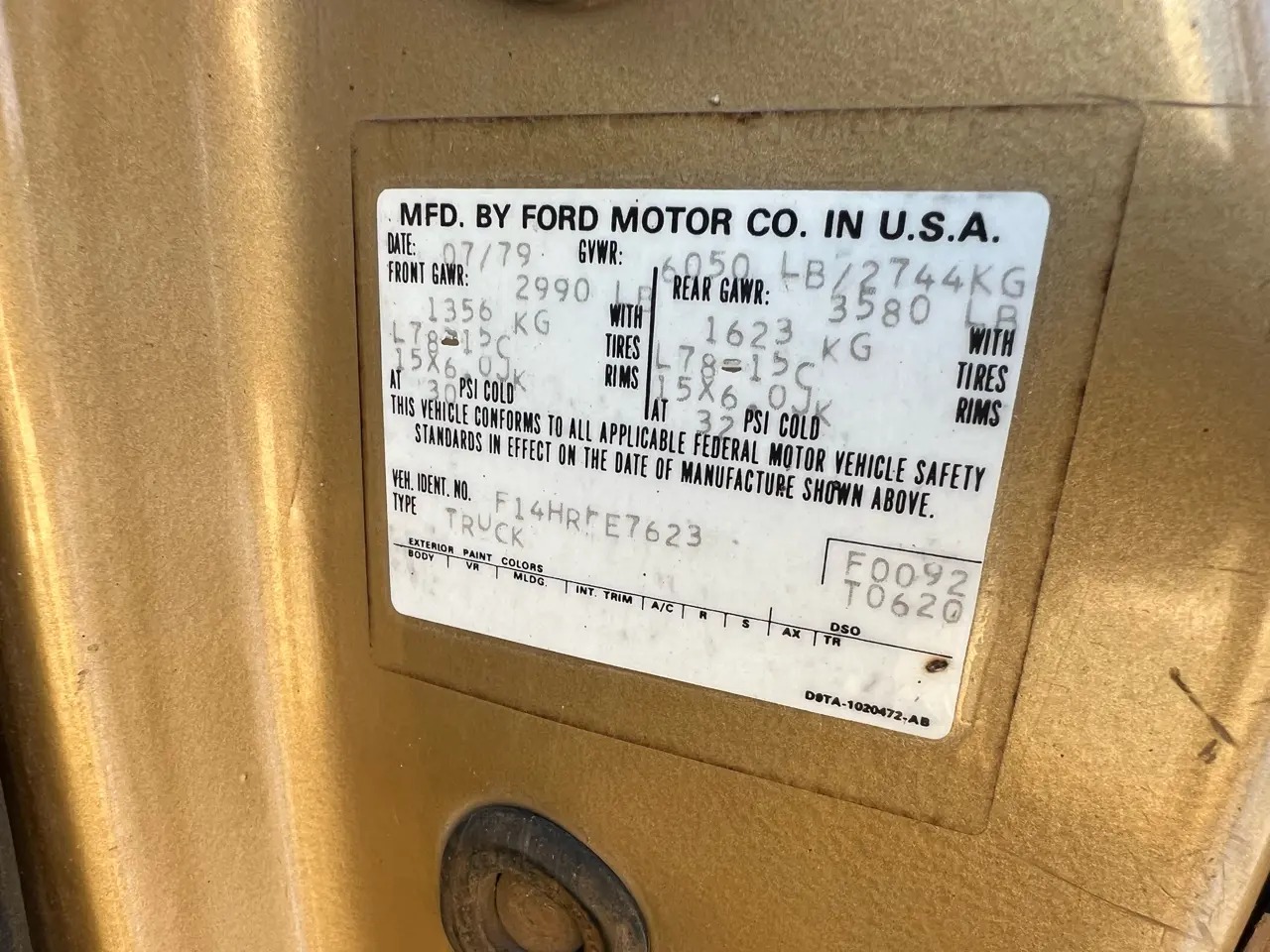 1979 Ford F-150 4×4