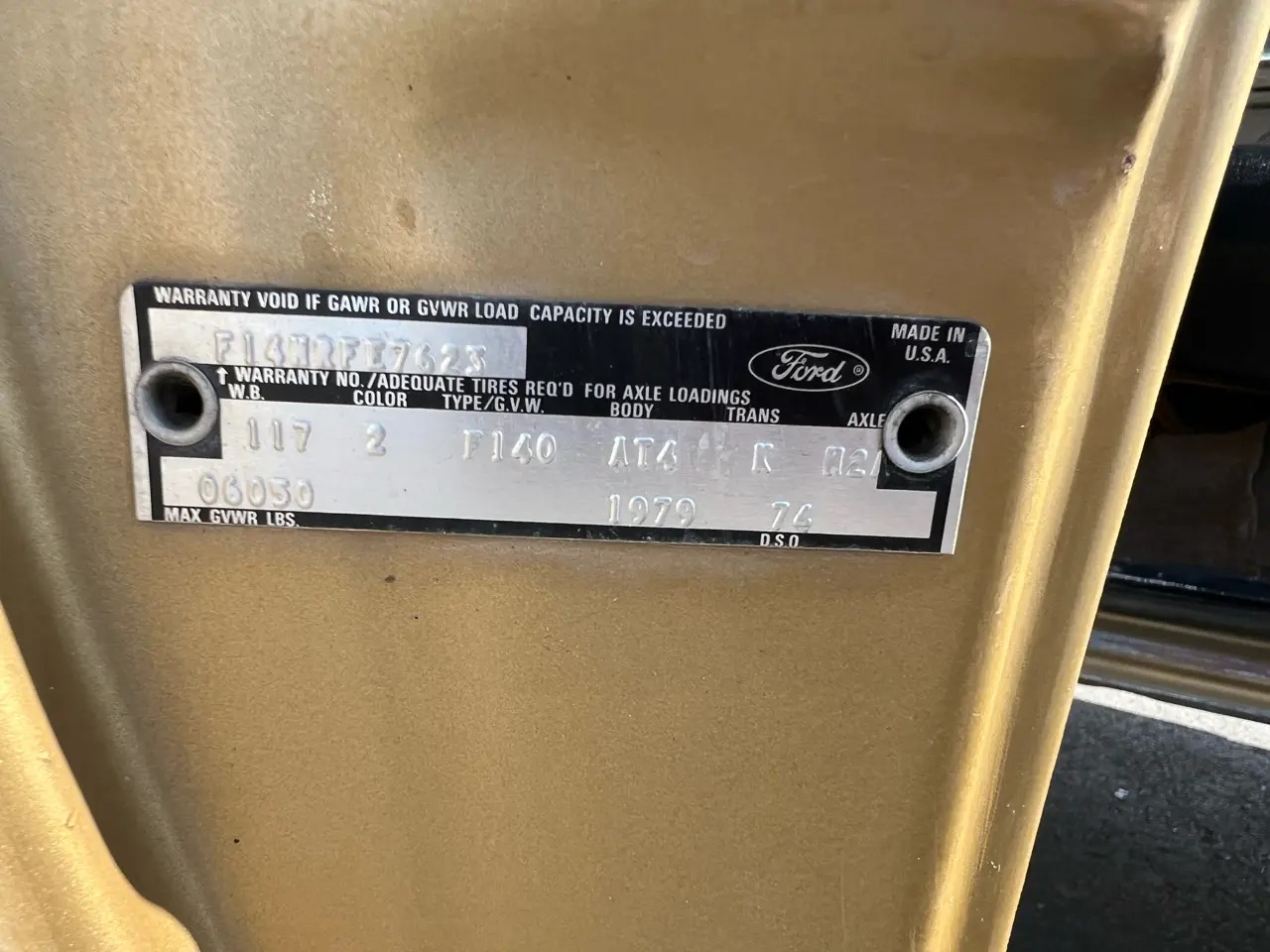 1979 Ford F-150 4×4