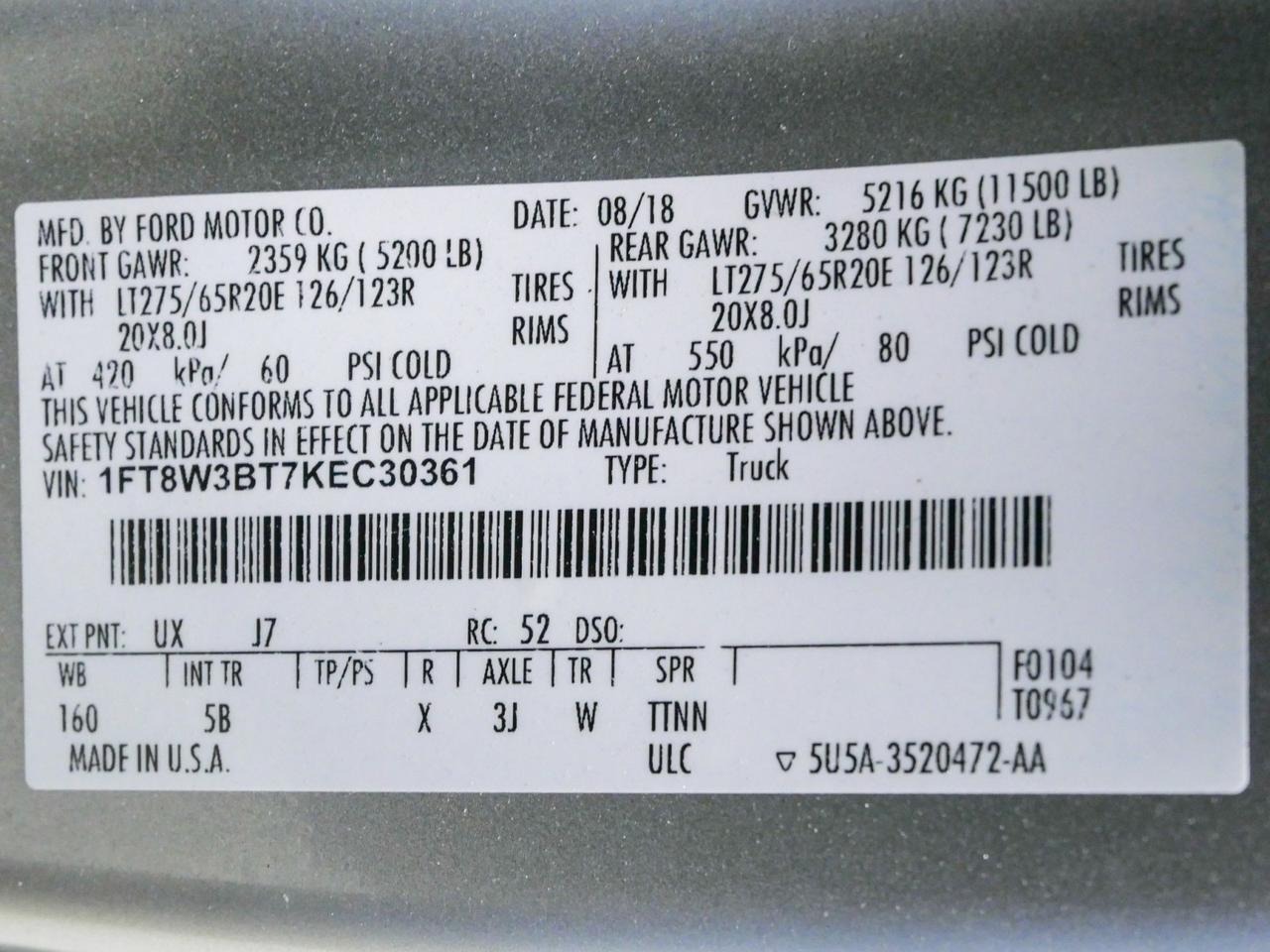 2019 Ford F-350 SD Lariat FX4