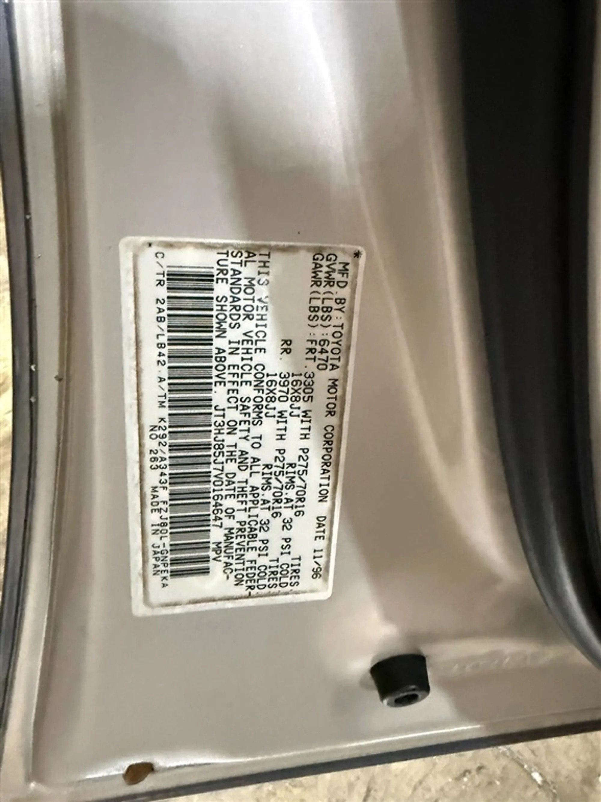 1997 Toyota Land Cruiser