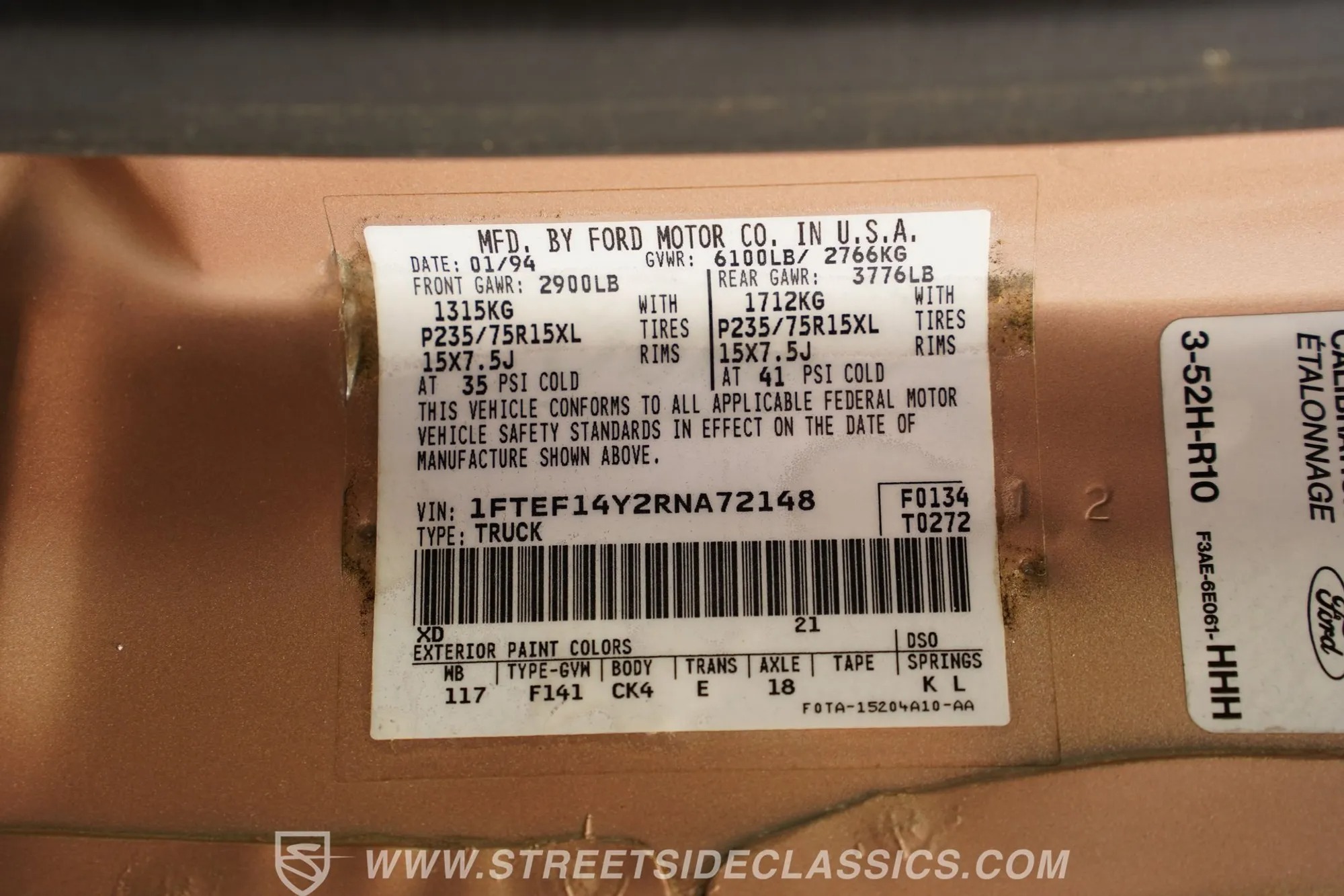 1994 Ford F-150 XL 4×4