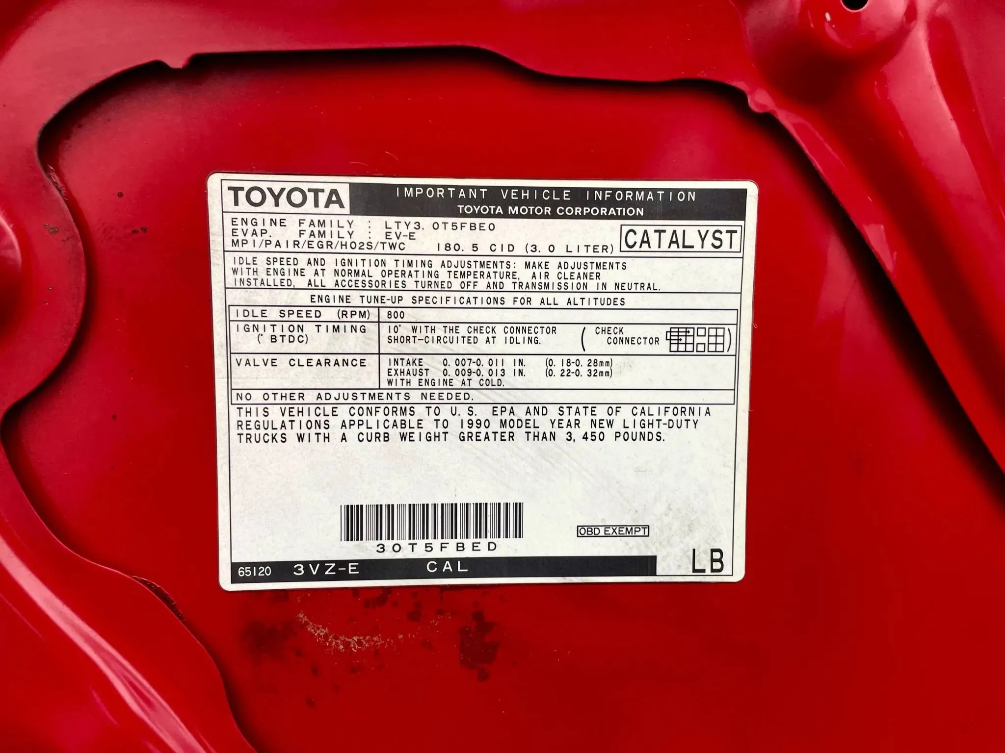 1990 Toyota Pickup Deluxe V6 - 4