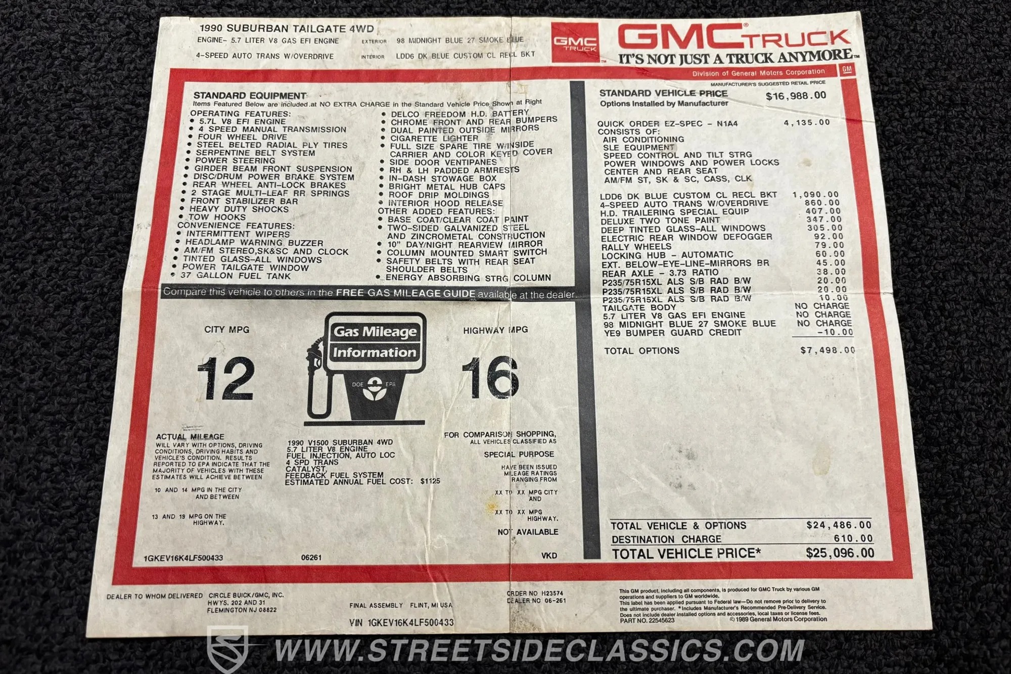 1990 GMC Suburban SLE