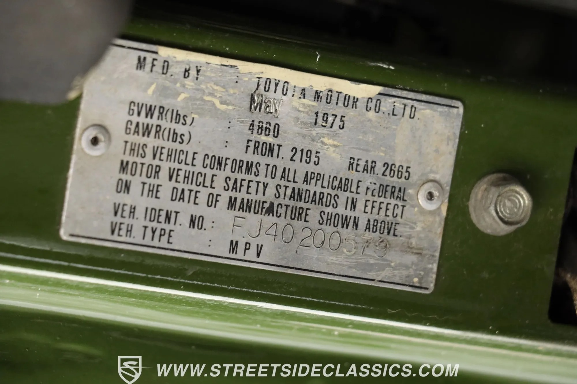 1975 Toyota Land Cruiser FJ40 Restomod