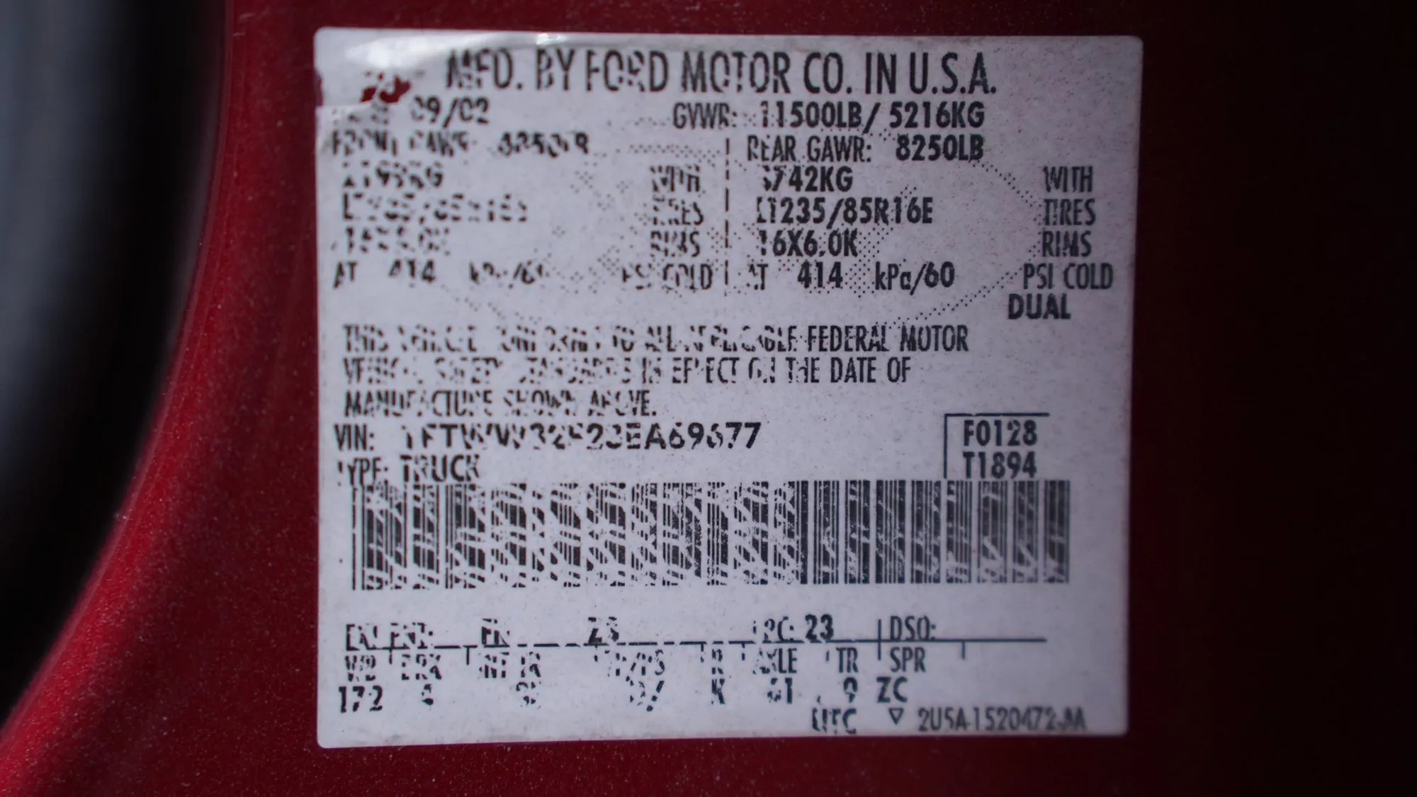 2003 Ford F-350 Super Duty XLT Dually