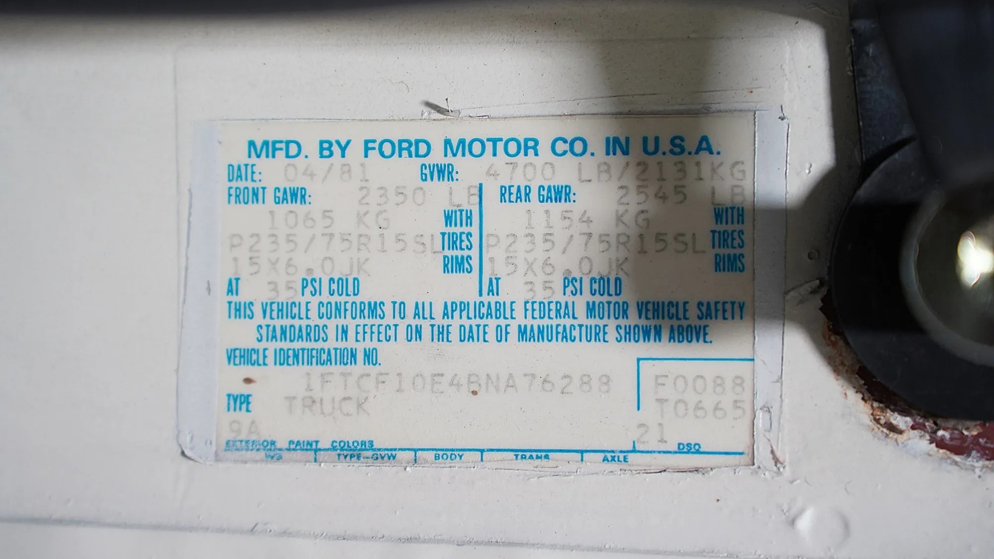 1981 Ford F-100 Custom Flareside