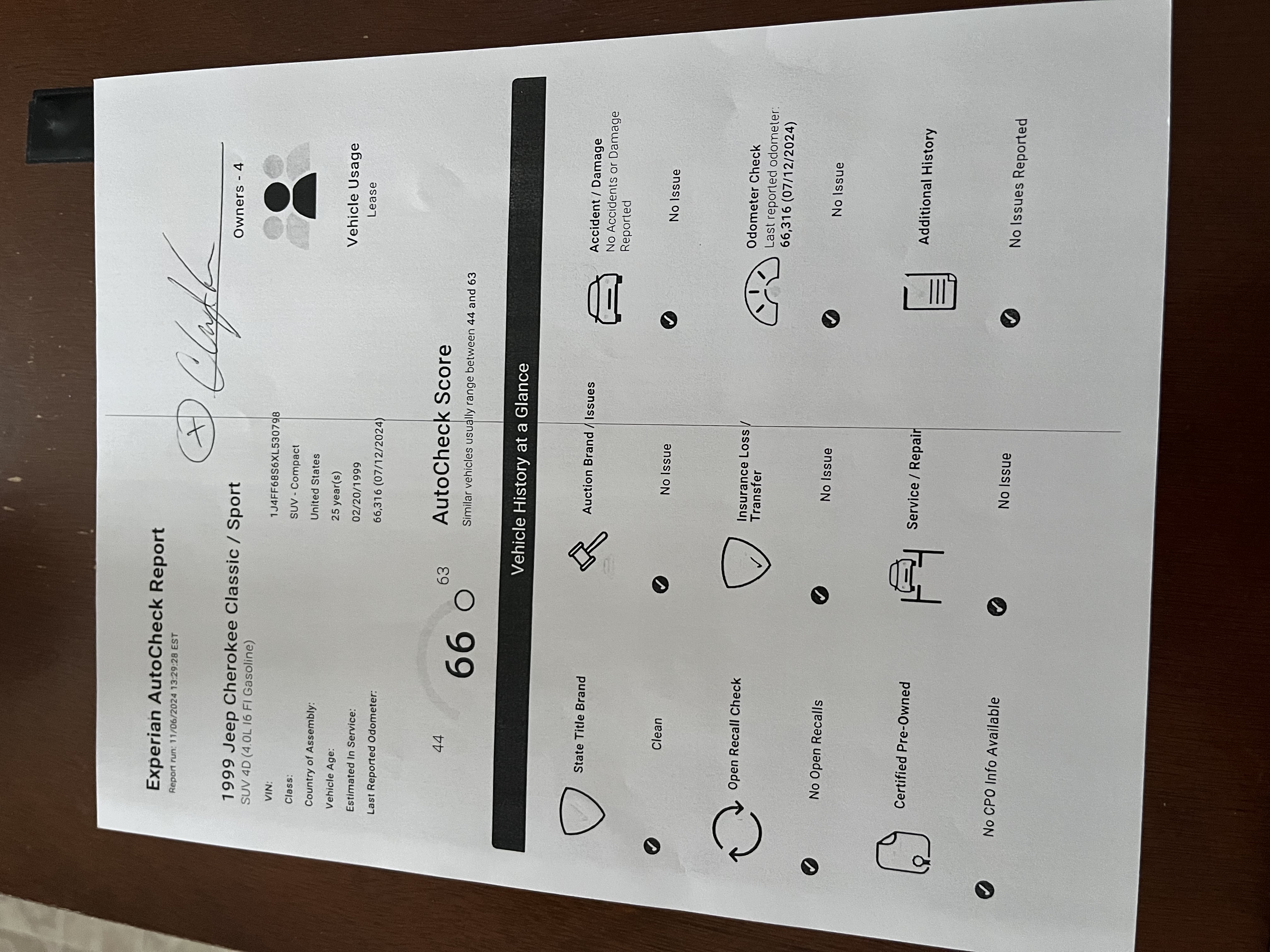 1999 Jeep Cherokee Classic