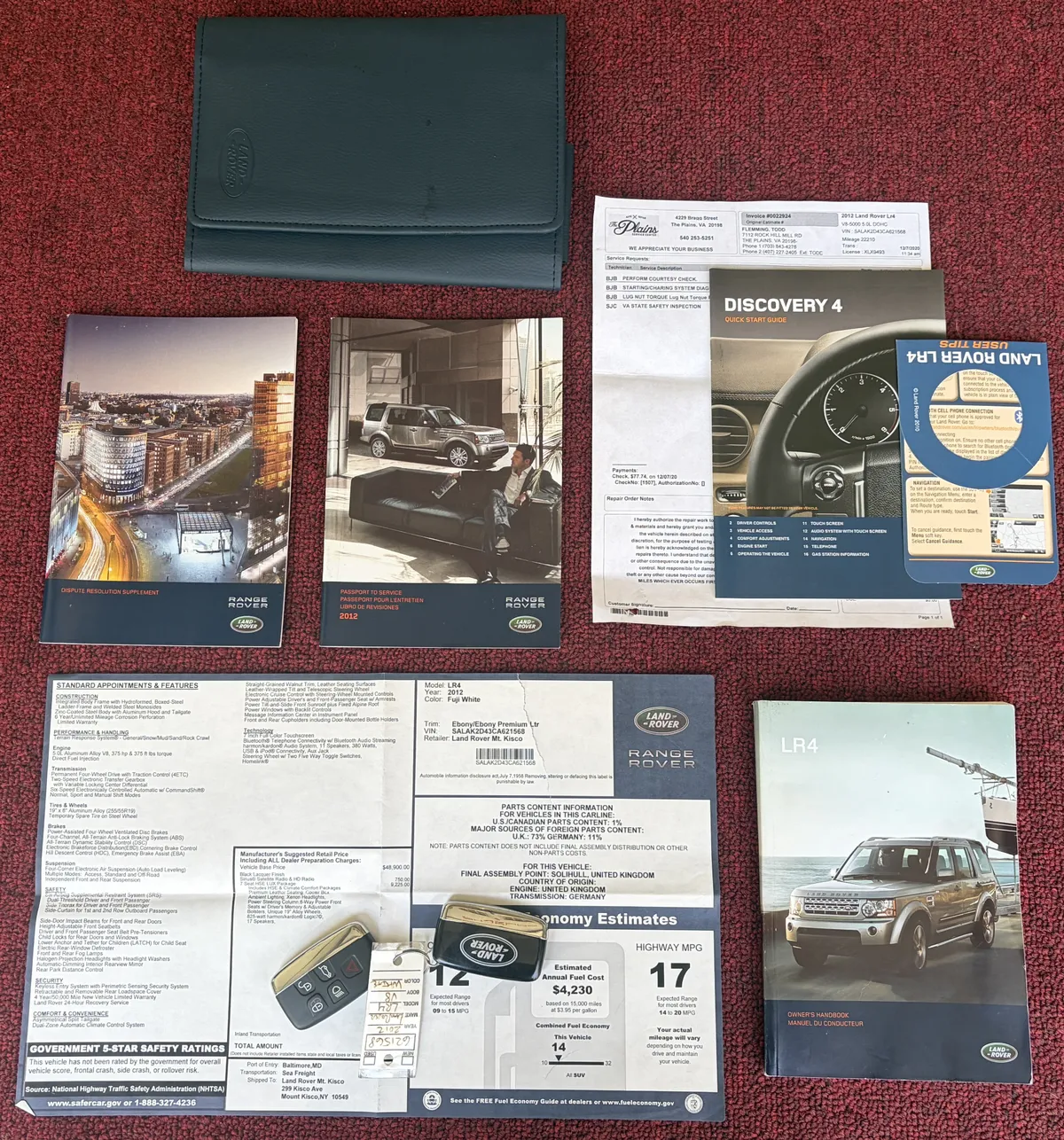 22k-Mile 2012 Land Rover LR4