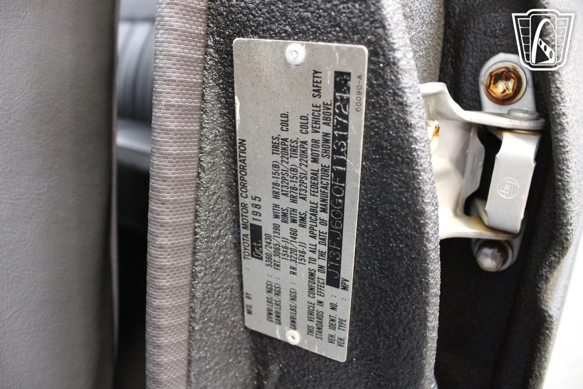 1985 Toyota Land Cruiser FJ60