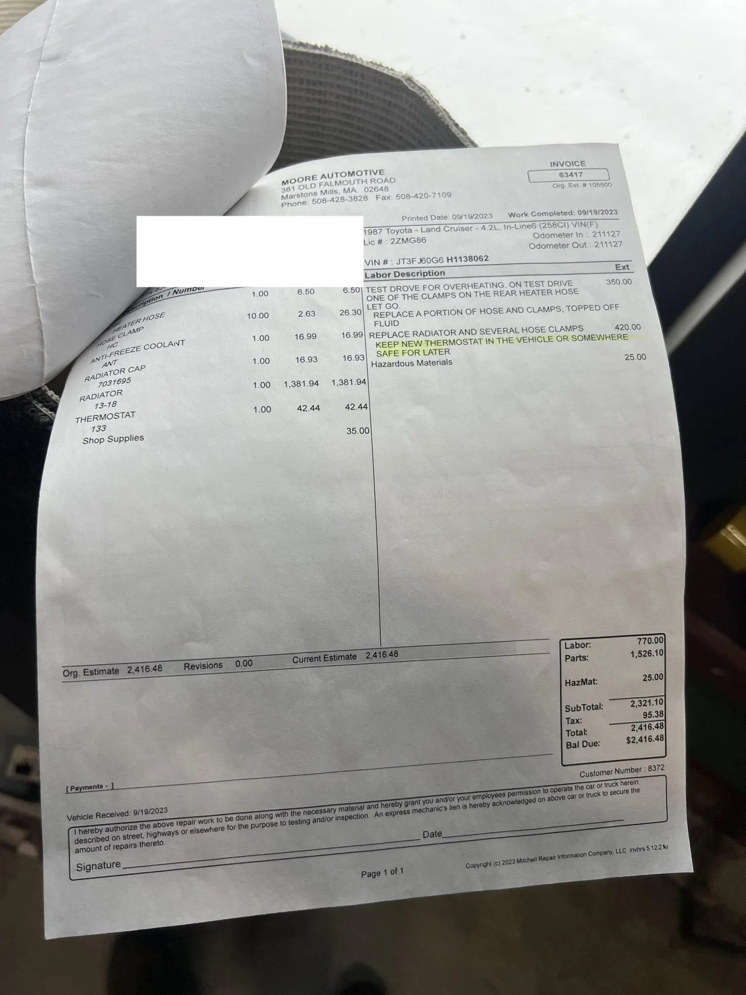 1987 Toyota Land Cruiser FJ60