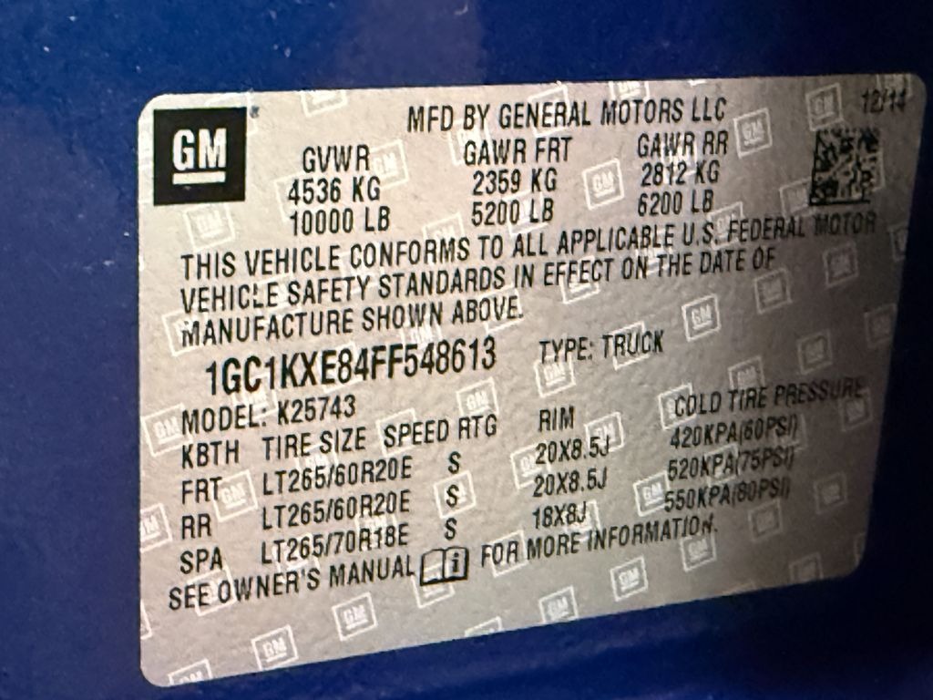 2015 Chevrolet Silverado 2500HD High Country