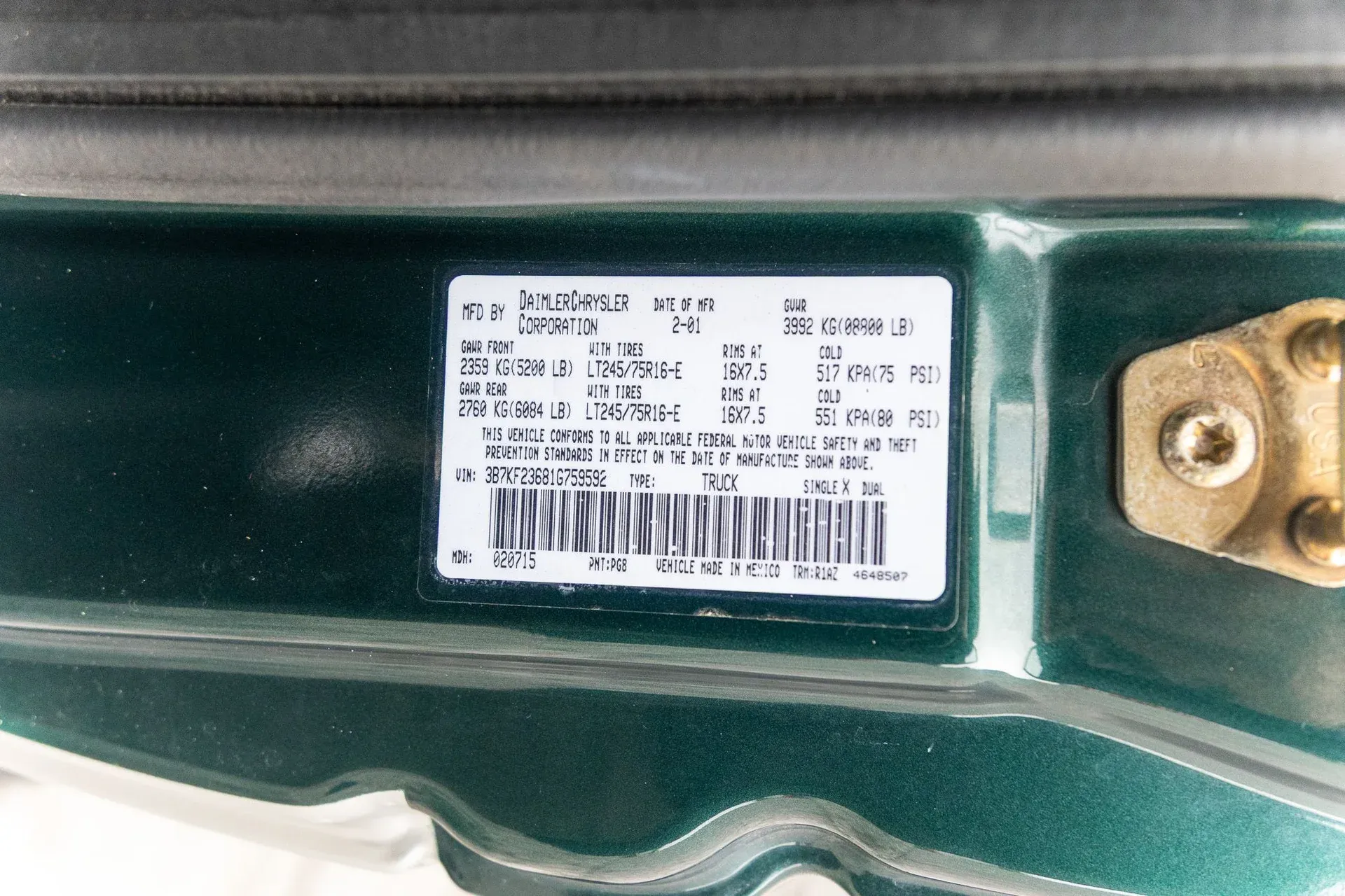 2001 Dodge Ram 2500 X-Cab