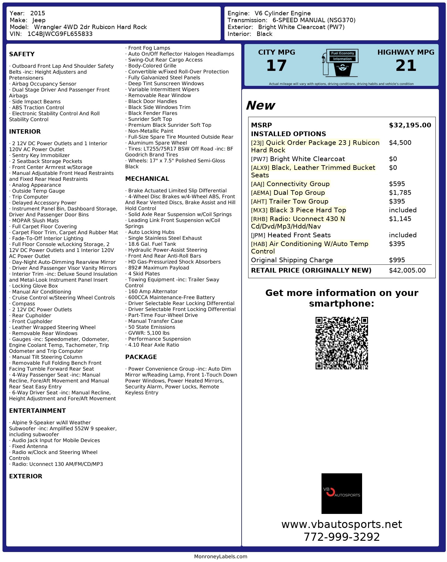 2015 Jeep Wrangler Rubicon Hard Rock - 4