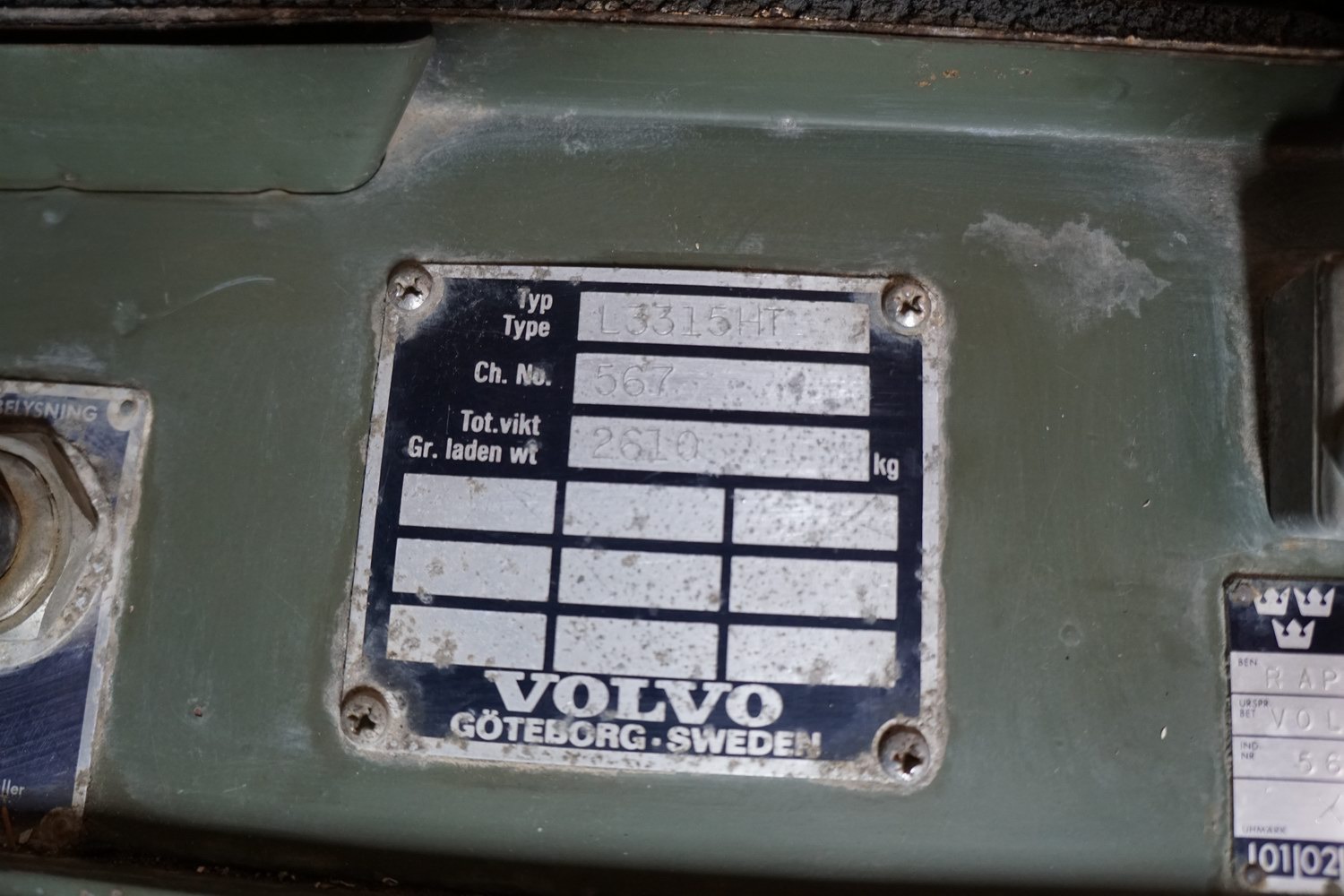 1967 Volvo L3315 Laplander Valp