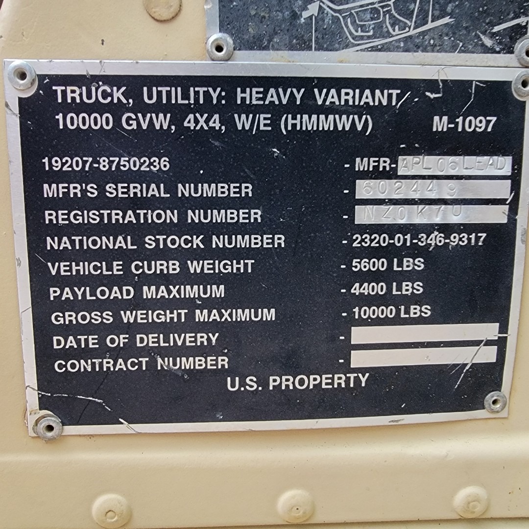 2006 AM General M998