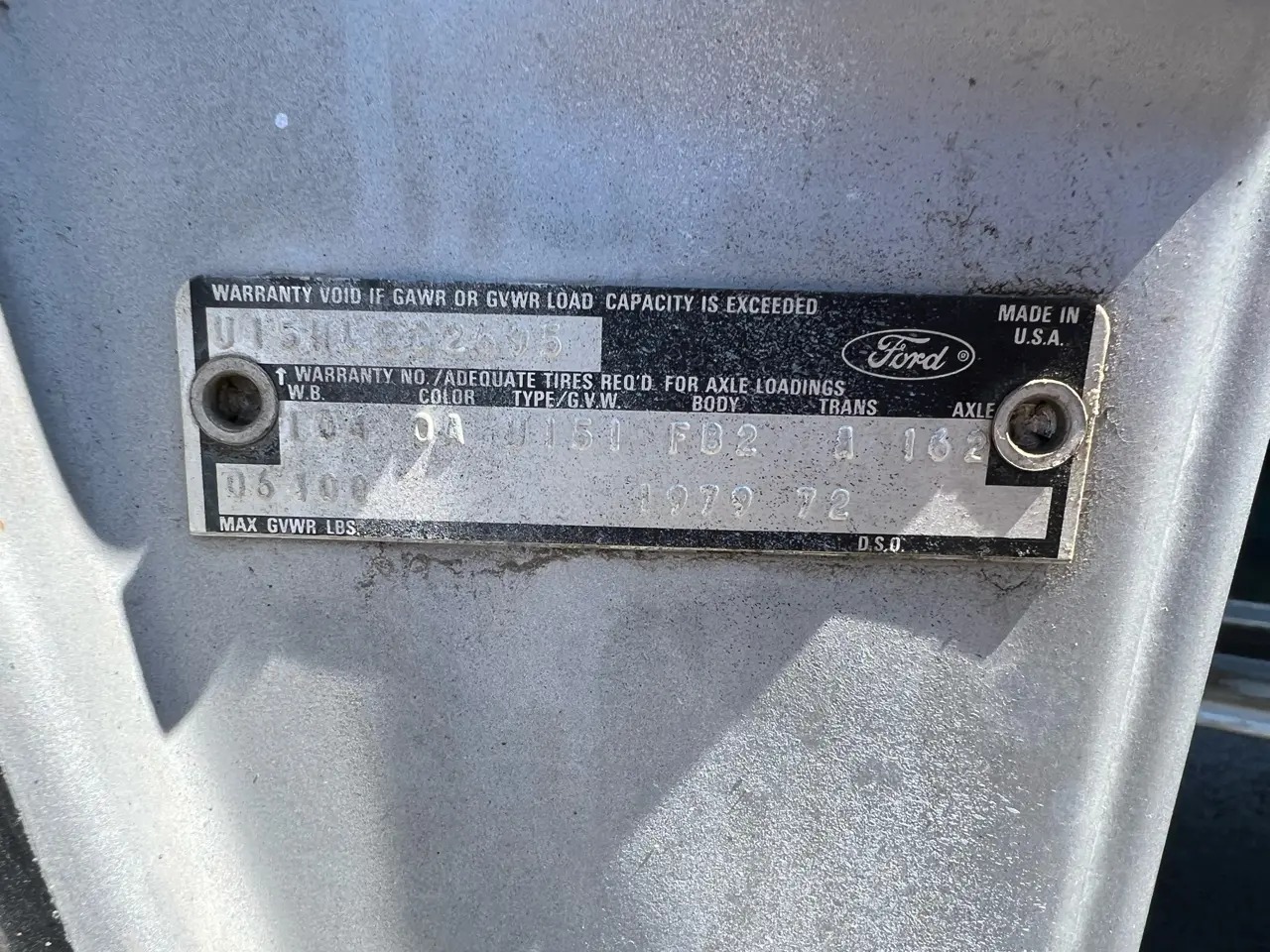 1979 Ford Bronco Ranger XLT