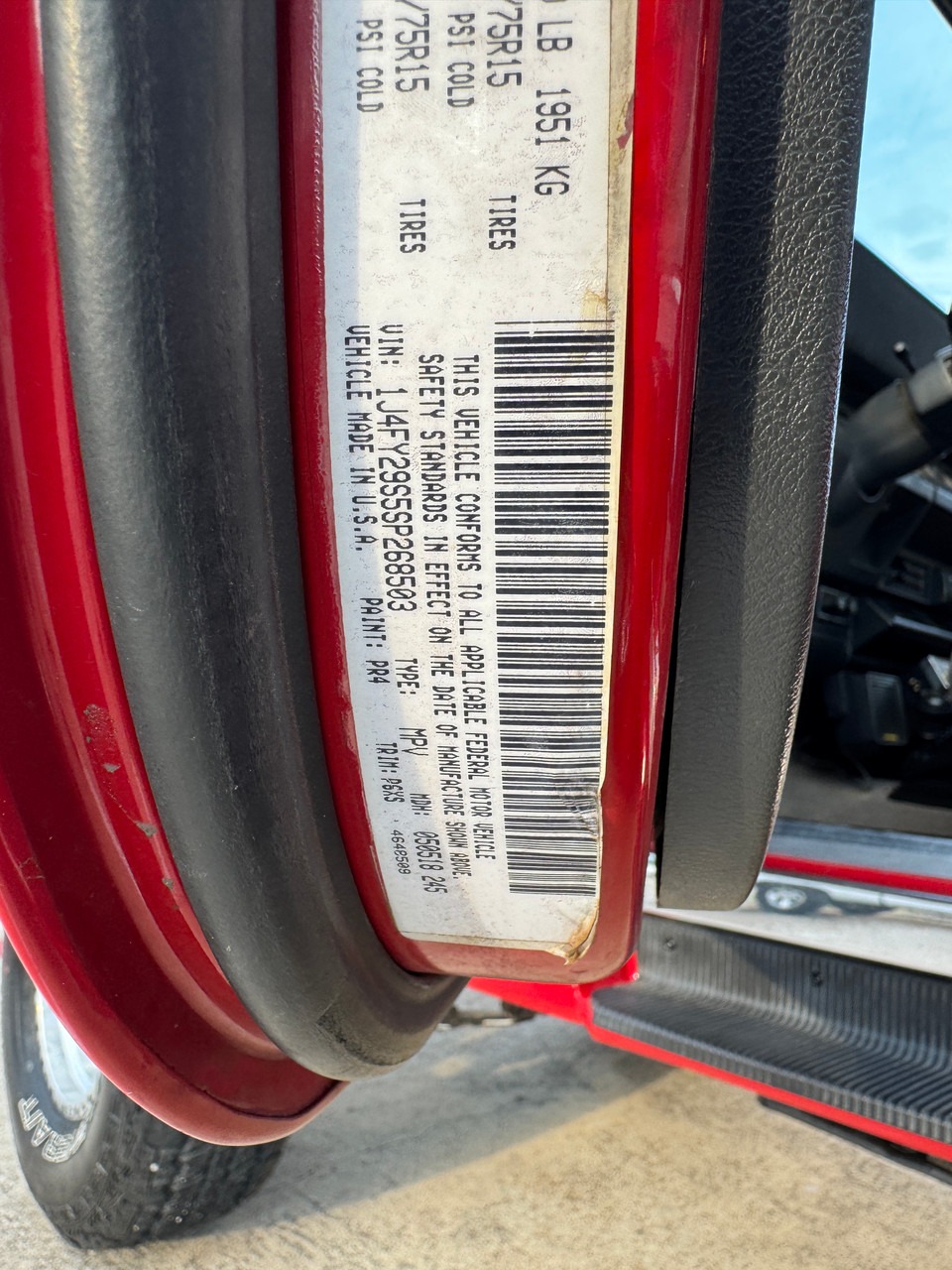 1995 Jeep Wrangler Splash Edition