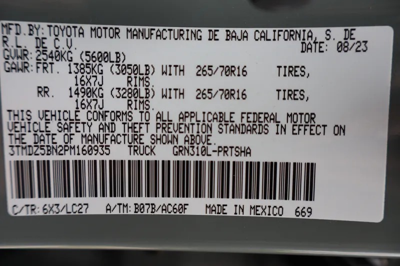 2023 Toyota Tacoma TRD Off-Road