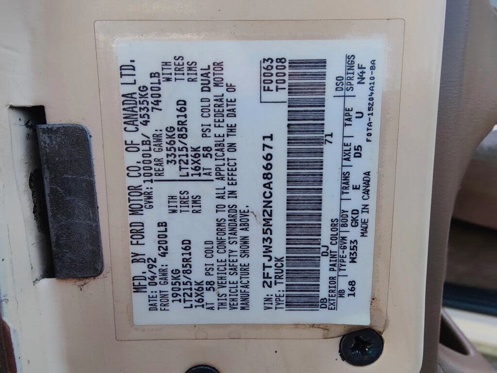 1992 Ford F-350 Long Bed