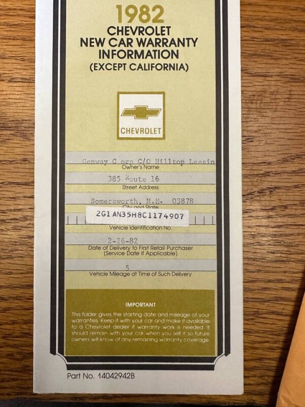 1982 Chevrolet K10 Silverado